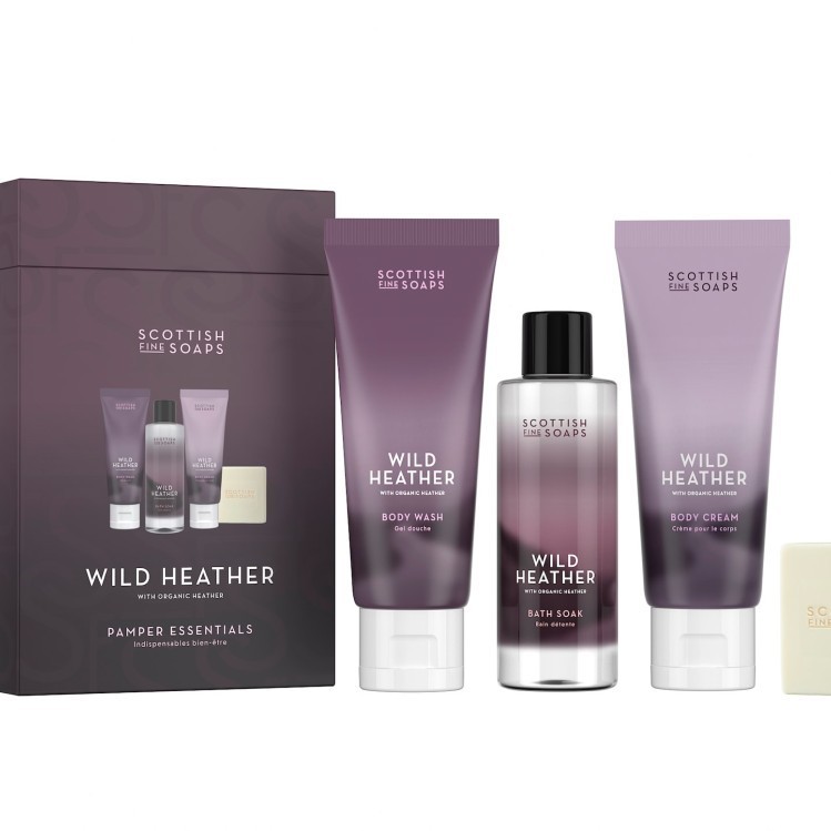 Set ingrijire corp pentru Scottish Fine Soaps Wild Heather Signature Gift Set 1 buc.