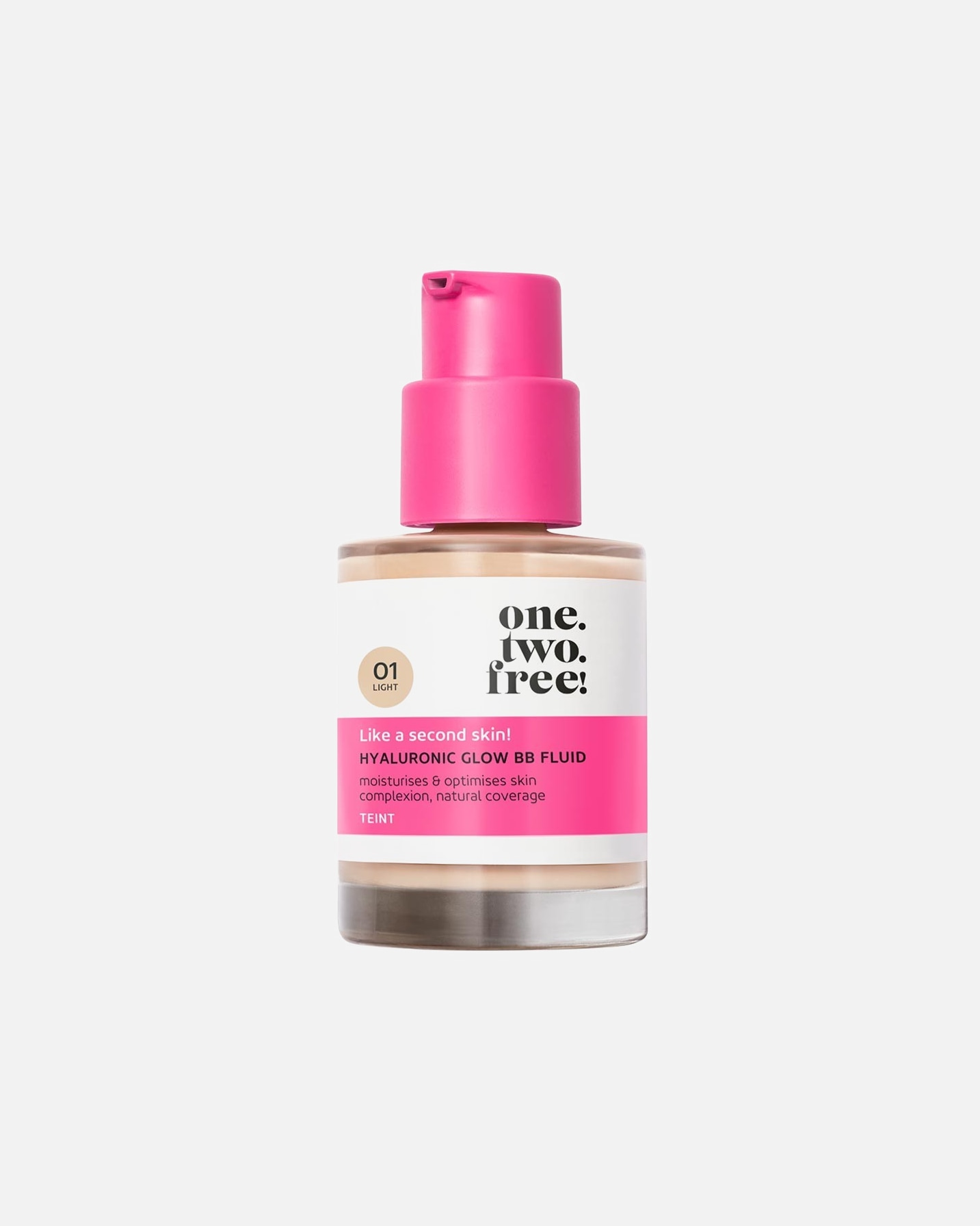 Crema BB pentru Unisex one.two.free! Fase 3: Cura Hyaluronic Glow BB Fluid Light