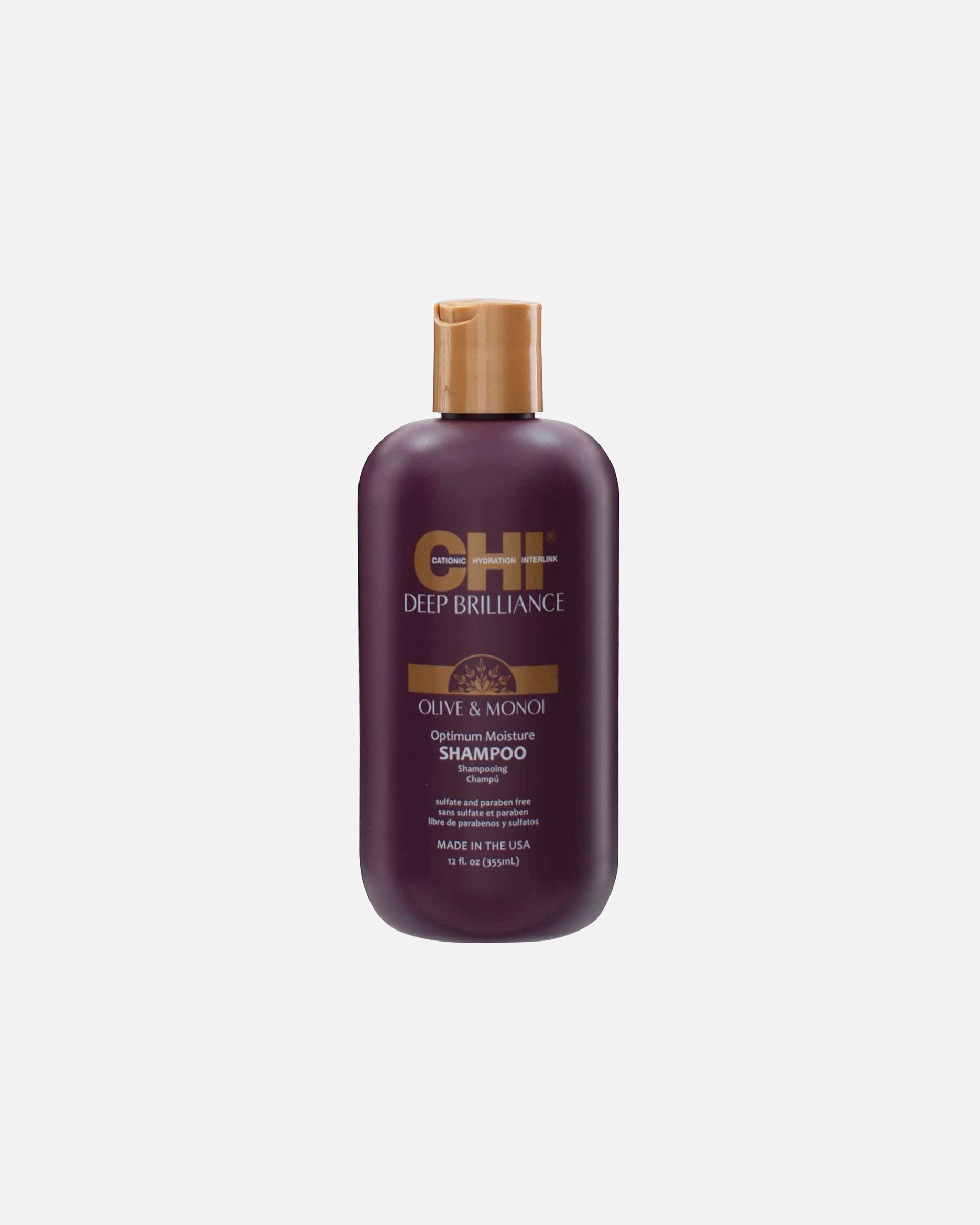 Sampon pentru Unisex CHI Deep Brilliance Olive & Monoi Optimum Moisture Shampoo 355 ml