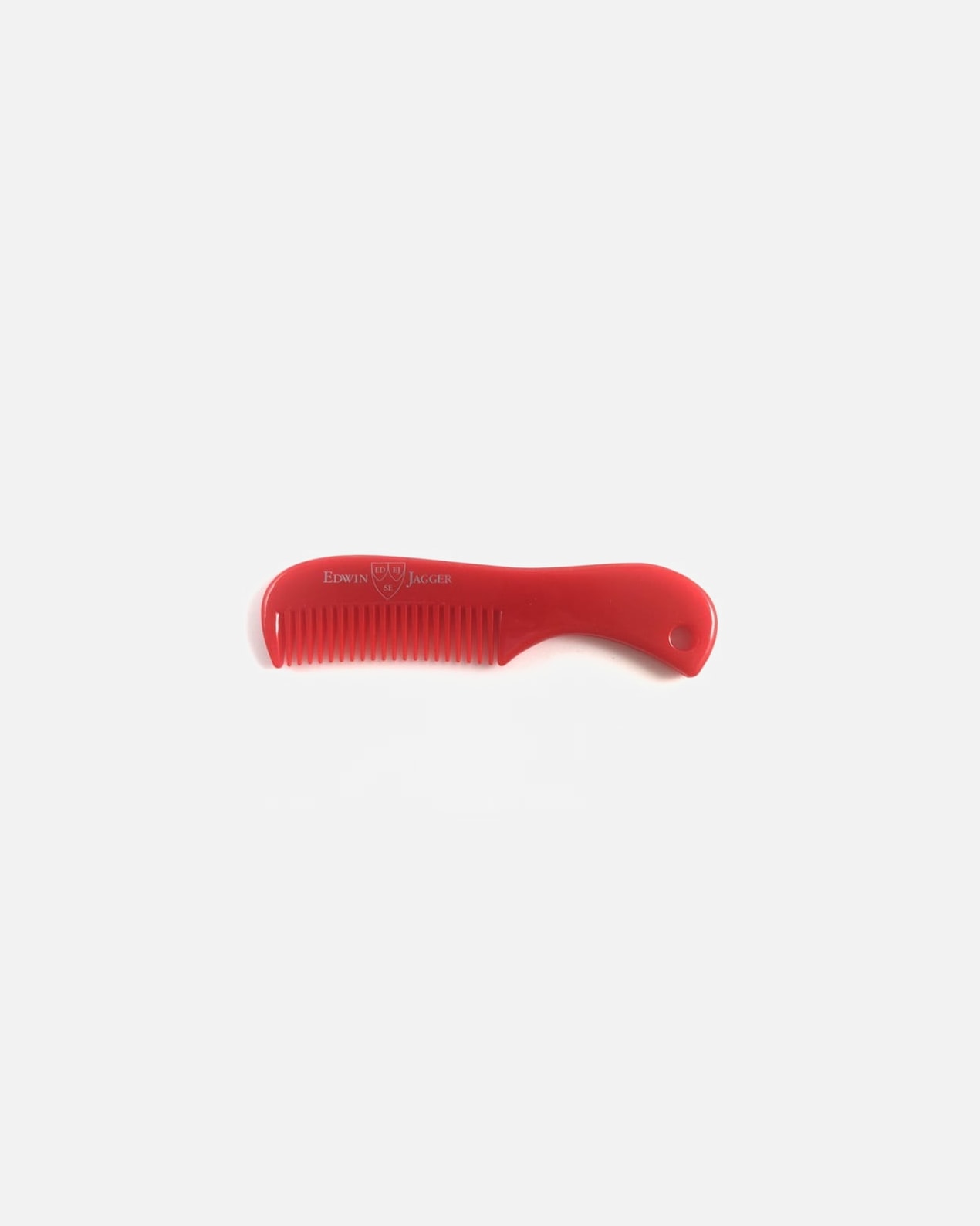 Pieptene pentru Unisex EDWIN JAGGER Beard Moustache Comb Red