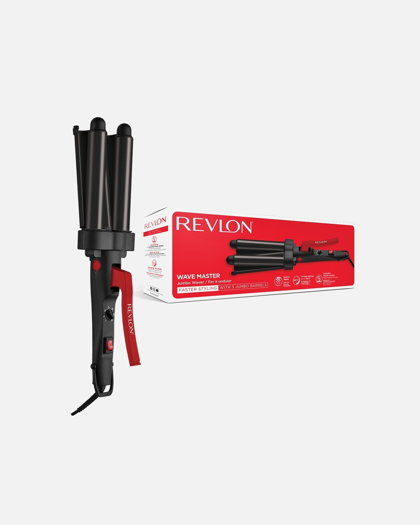 Placa de par pentru Unisex Turmalin-Keramik Jumbo Waver Wave Master