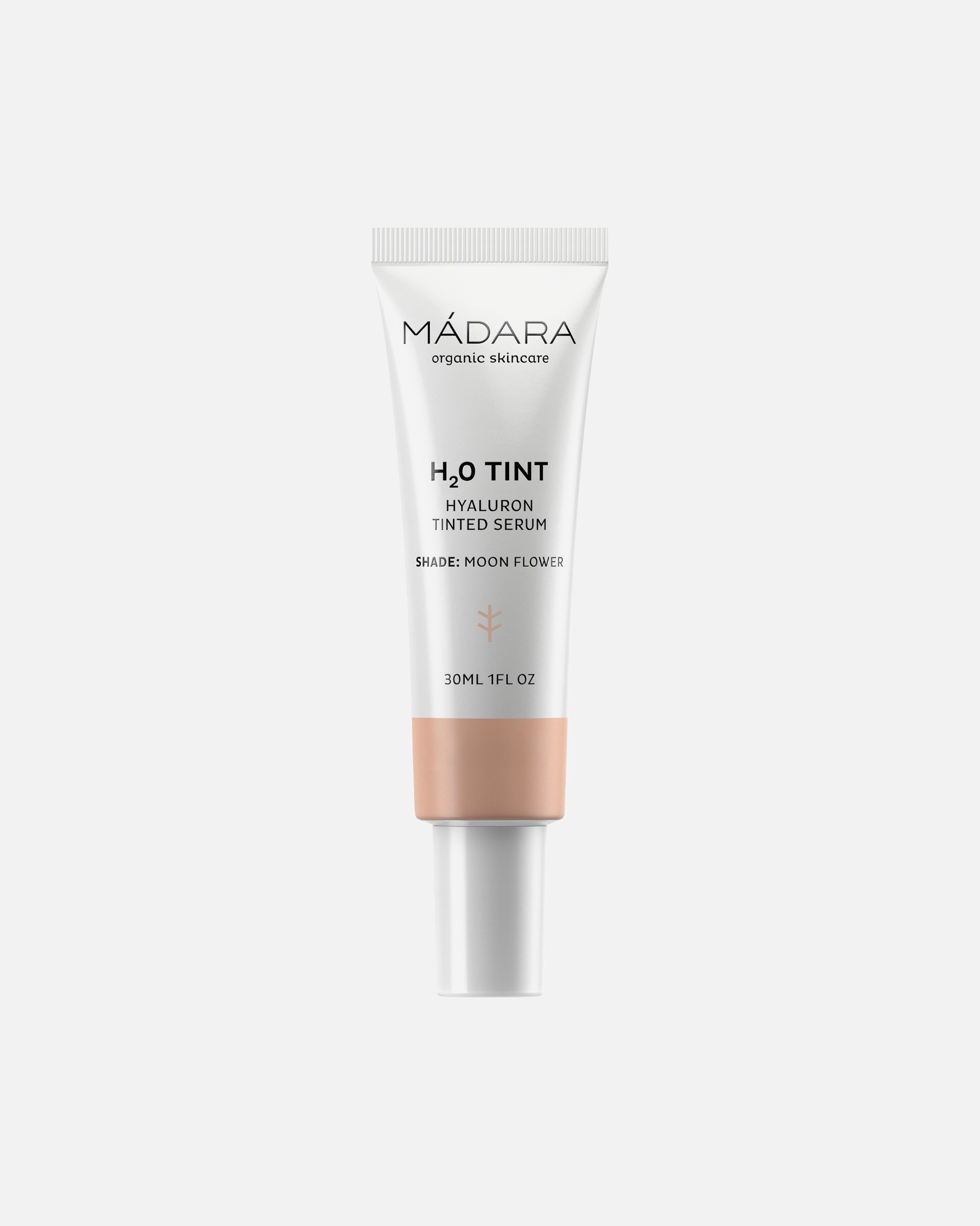 Crema de zi nuantata pentru Unisex Madara H2O Tint – Ser cu acid hialuronic colorat 2 MOON FLOWER