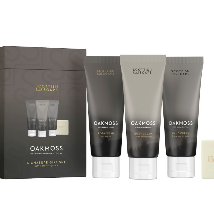 Set ingrijire corp pentru Scottish Fine Soaps Signature Oakmoss Gift Set 1 buc.