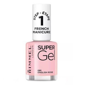 Lac de unghii pentru Rimmel London Super Gel French Manicure 091 - English Rose