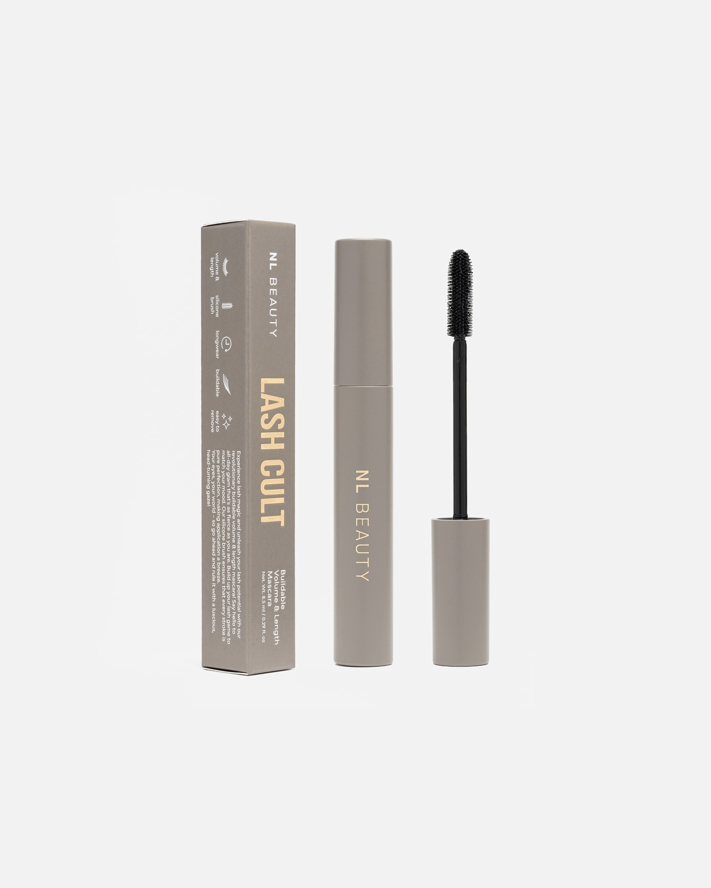 Mascara pentru Unisex NL Beauty Lash Cult PAINT ME BLACK