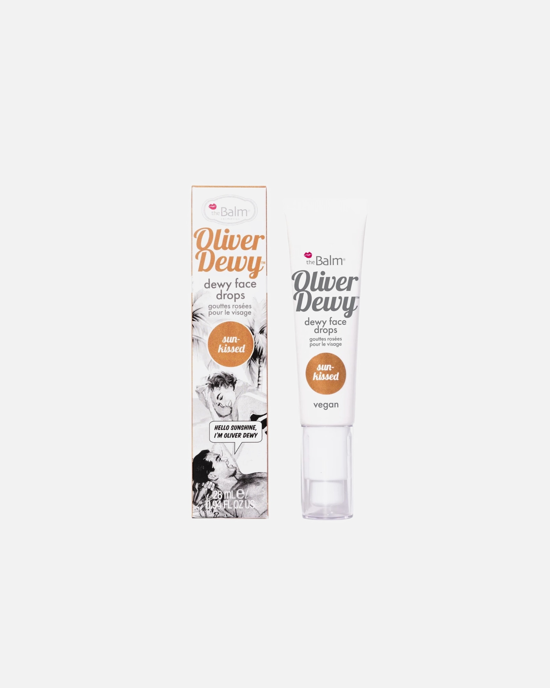 Iluminator pentru Unisex theBalm Oliver Dewy Face Drops SUN-KISSED