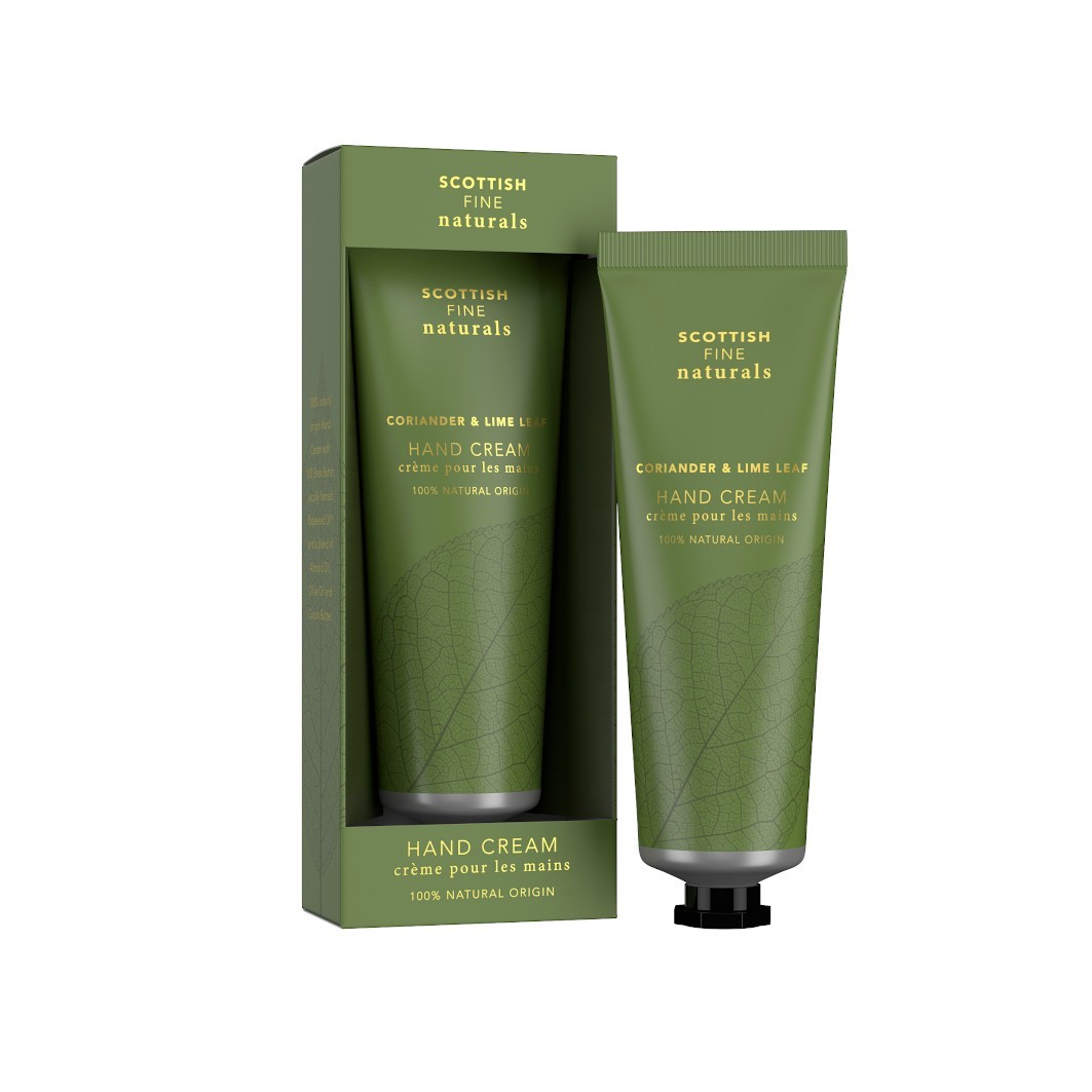 Crema de maini pentru Scottish Fine Soaps Coriander & Lime Leaf Hand Cream 75 ml