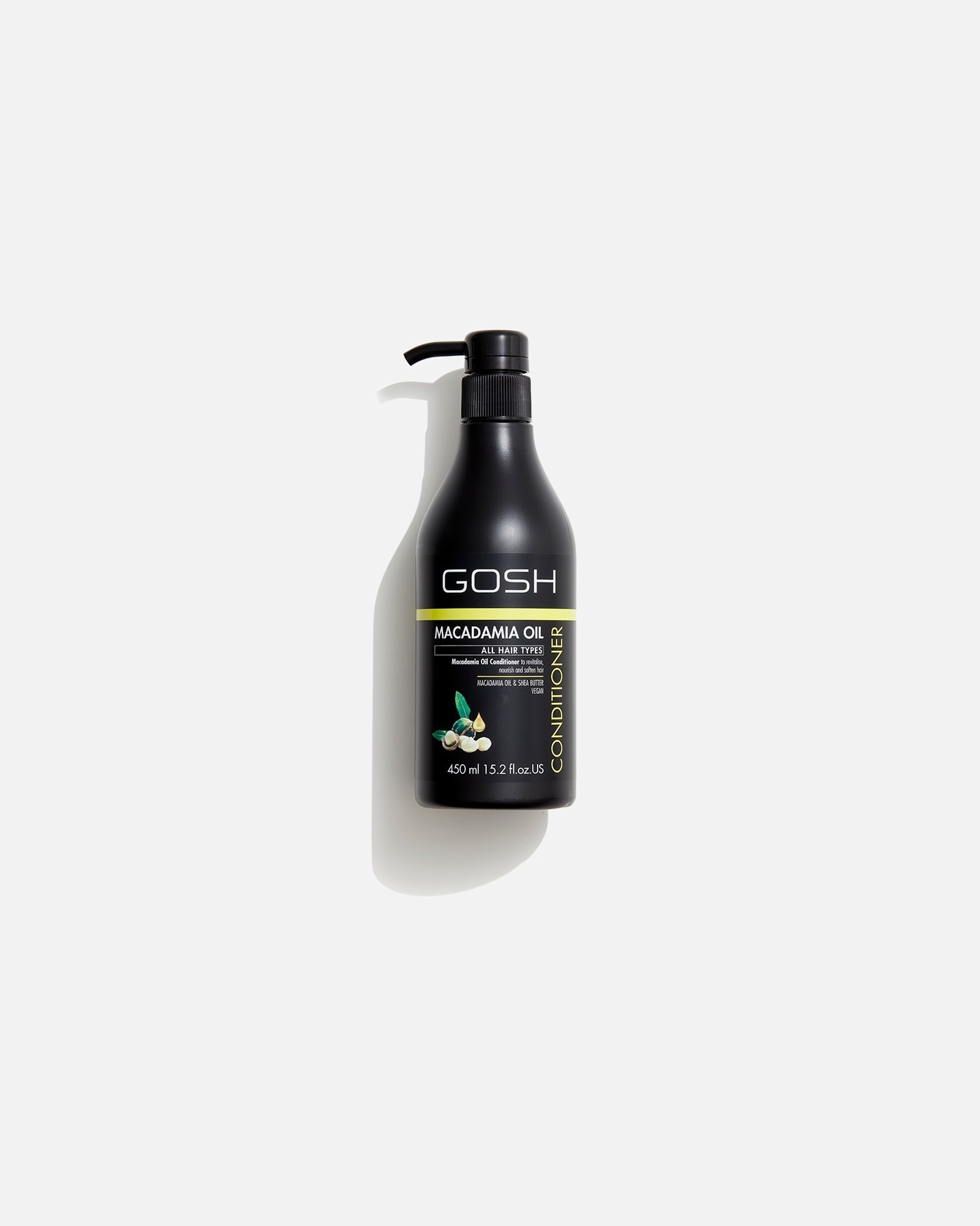 Balsam de par pentru Unisex Gosh Macadamia Conditioner 450 ml