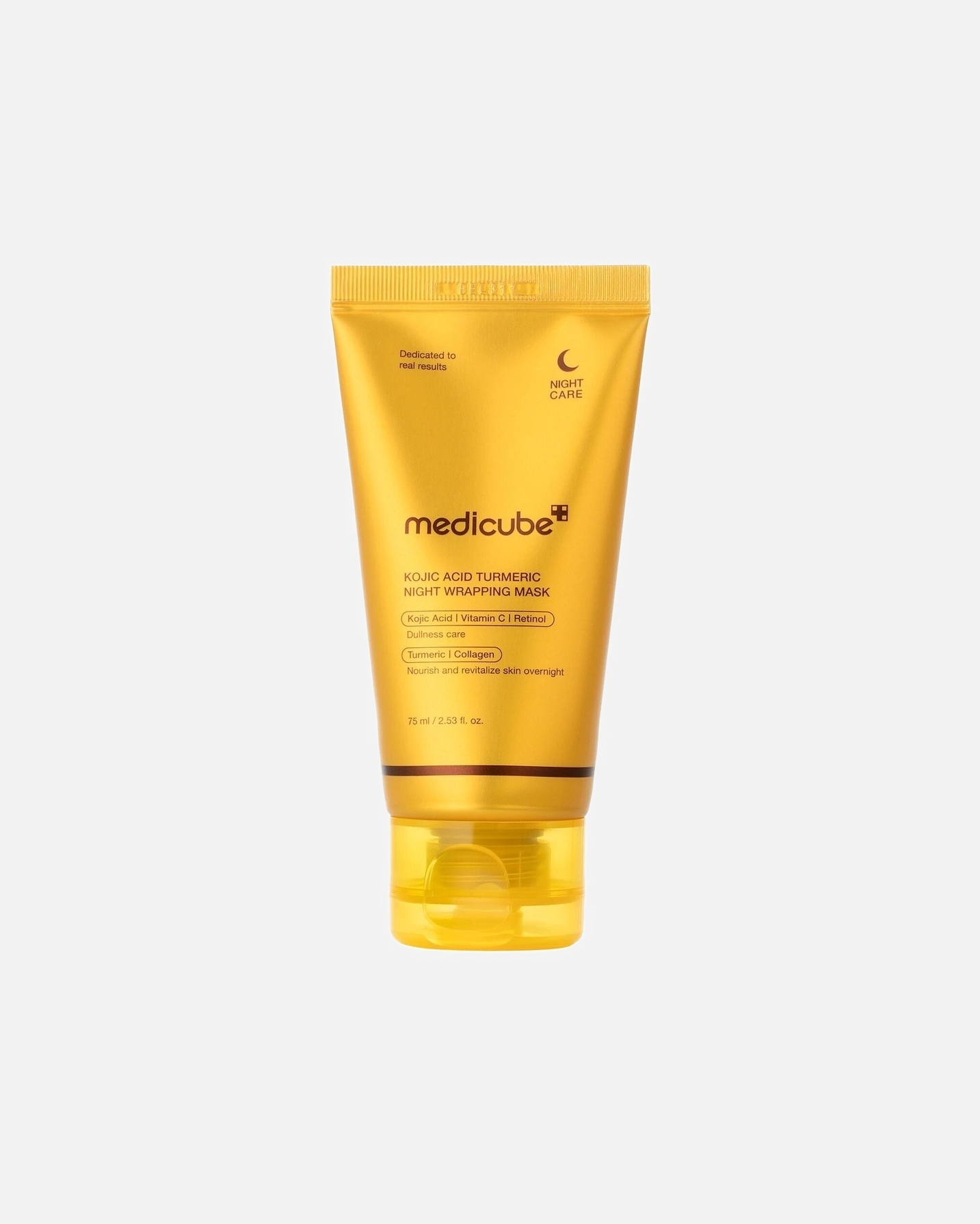 Masca iluminatoare pentru Unisex Medicube PDRN Pink Kojic Acid Turmeric Night Wrapping Mask 75 ml