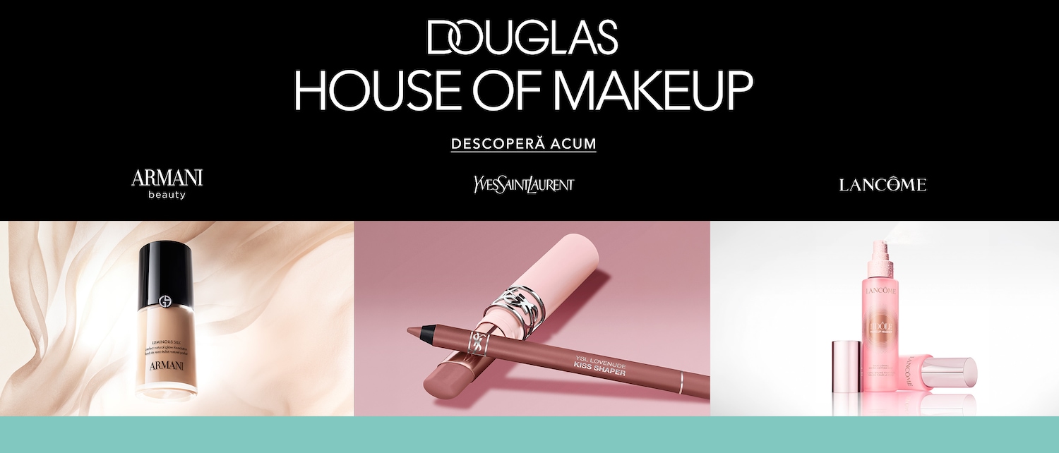 Imaginea prezinta proiectul Douglas House of Makeup