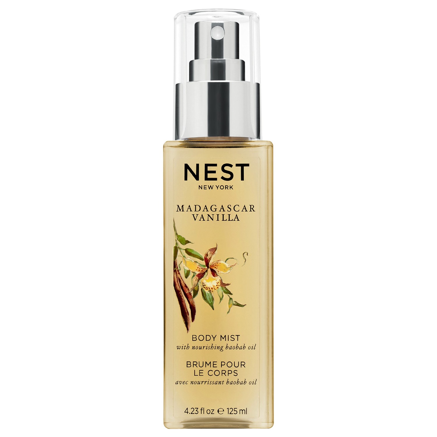 Spray de corp pentru NEST NEW YORK Madagascar Vanilla Madagascar Vanilla Body Mist 125 ml