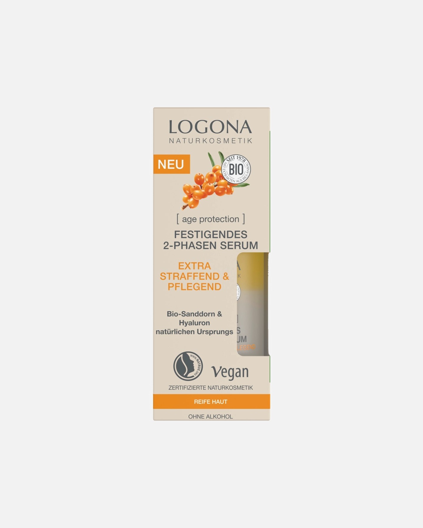 Ser hidratant pentru Unisex Ser uleios bifazic cu efect de întărire, cu proprietăți de tonifiere și îngrijire intense 30 ml