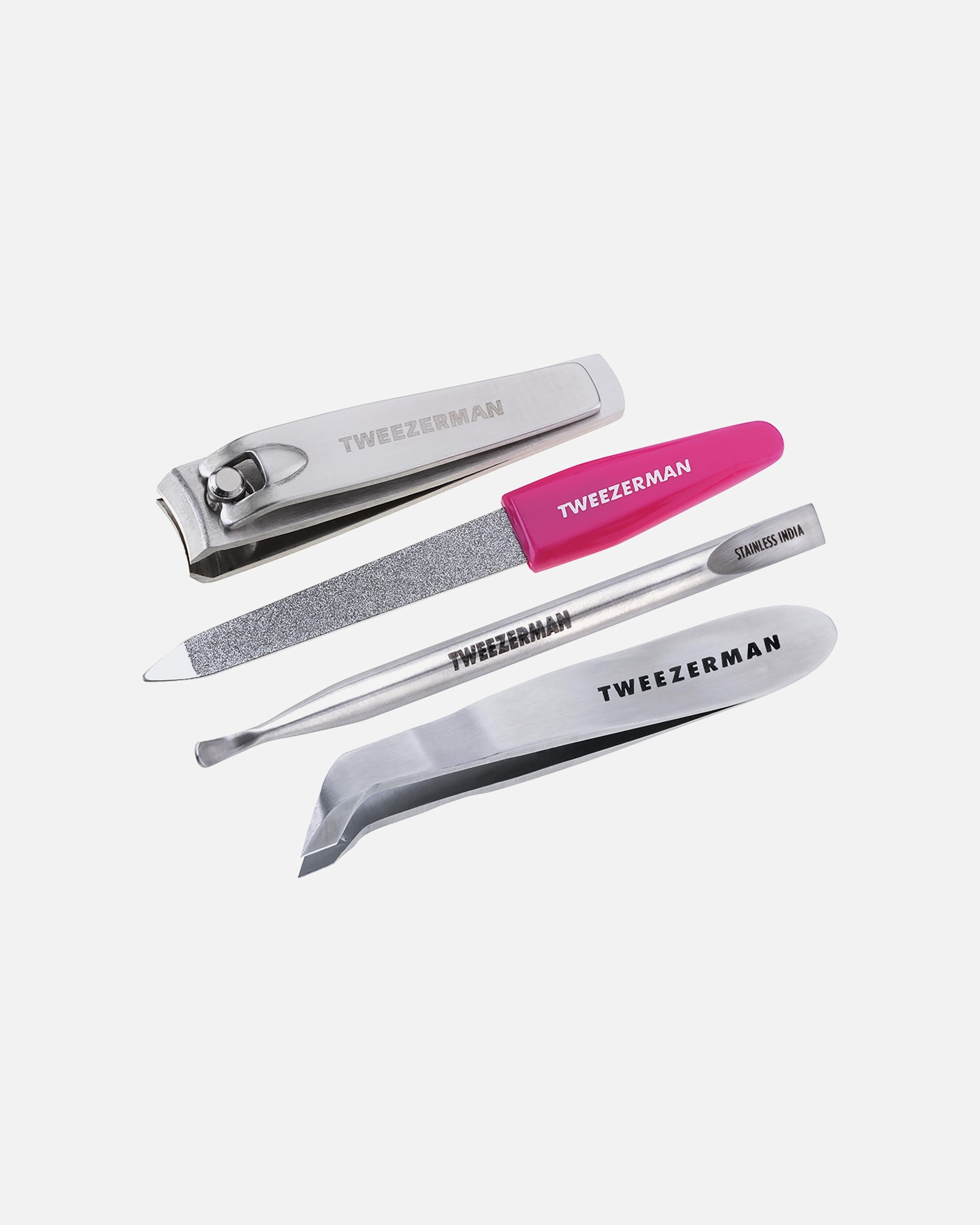 Set ingrijire unghii pentru Unisex Tweezerman Mini Manikür Set Trusă de urgență pentru mini-manichiură