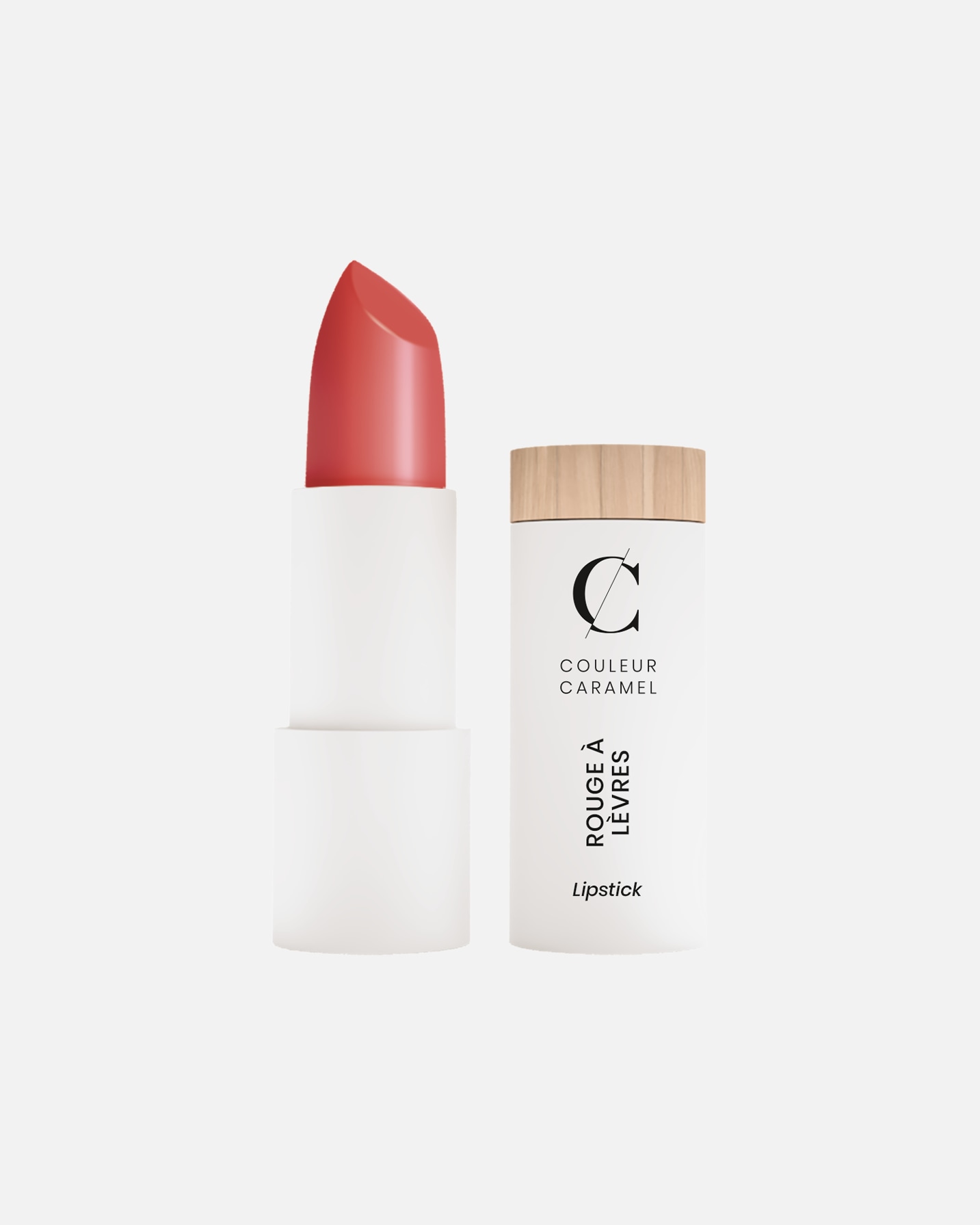 Ruj pentru Unisex COULEUR CARAMEL Saten Lipstick Nude Orangé