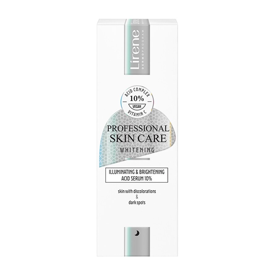 Ser hidratant pentru Lirene Facial Serum 10% Acid - Hyperpigmentation Bleaching Effect 30 ml