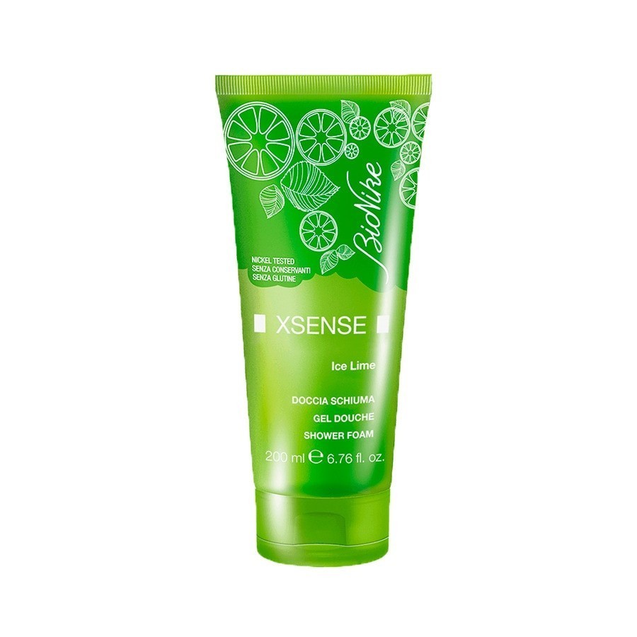 Gel de dus pentru Bionike Default Brand Line Defence Xsense Ice Lime Shower Foam 200 ml