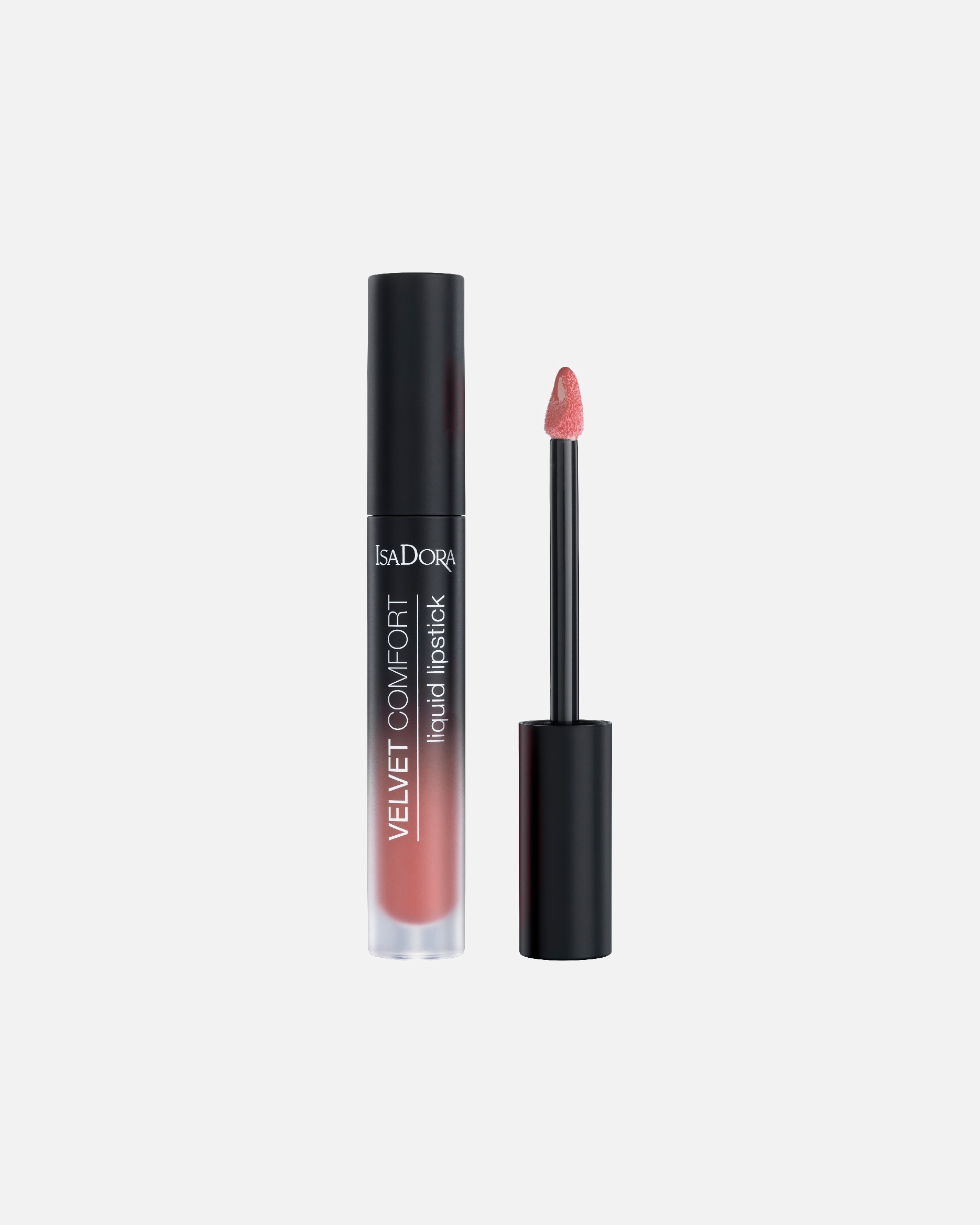Ruj pentru Unisex Isadora Velvet Comfort Liquid Lipstick 52 - Coral Rose