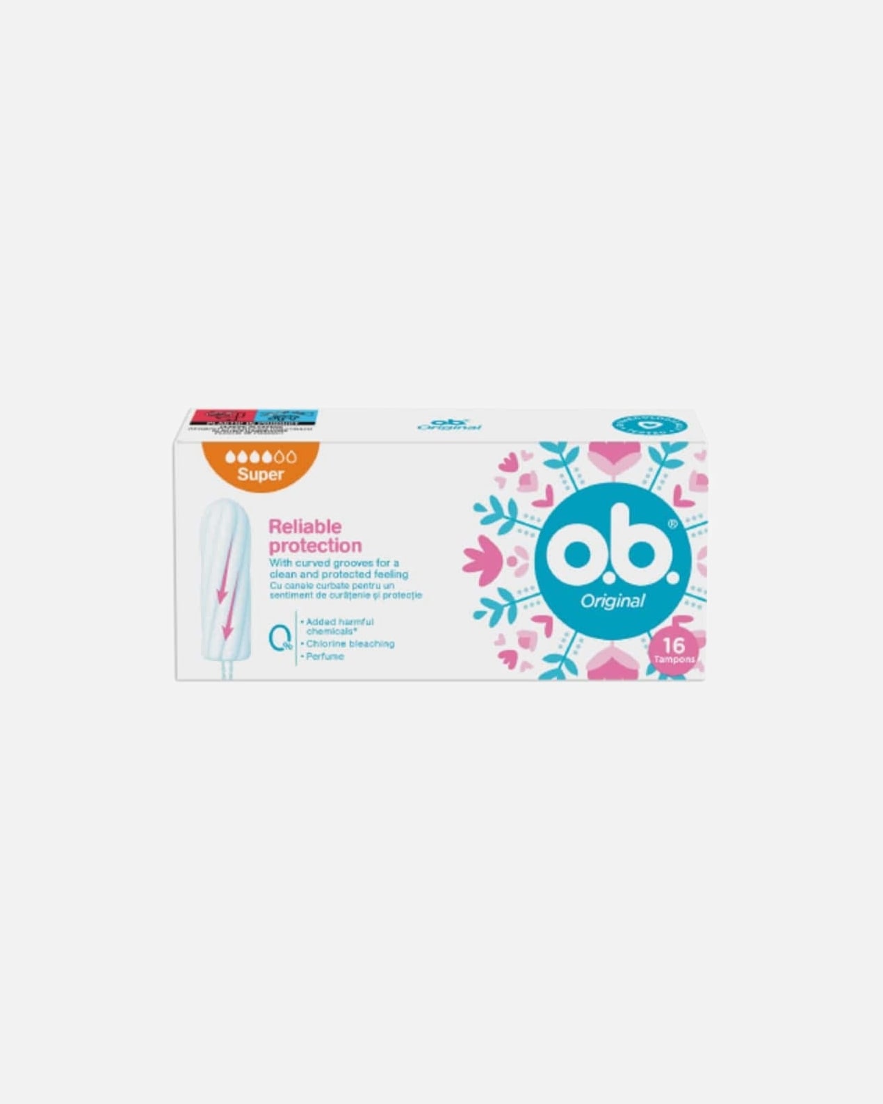 Absorbant zilnic pentru Unisex o.b. O.B ProComfort Super Ultimate Comfort 8 Tampons 1 buc.