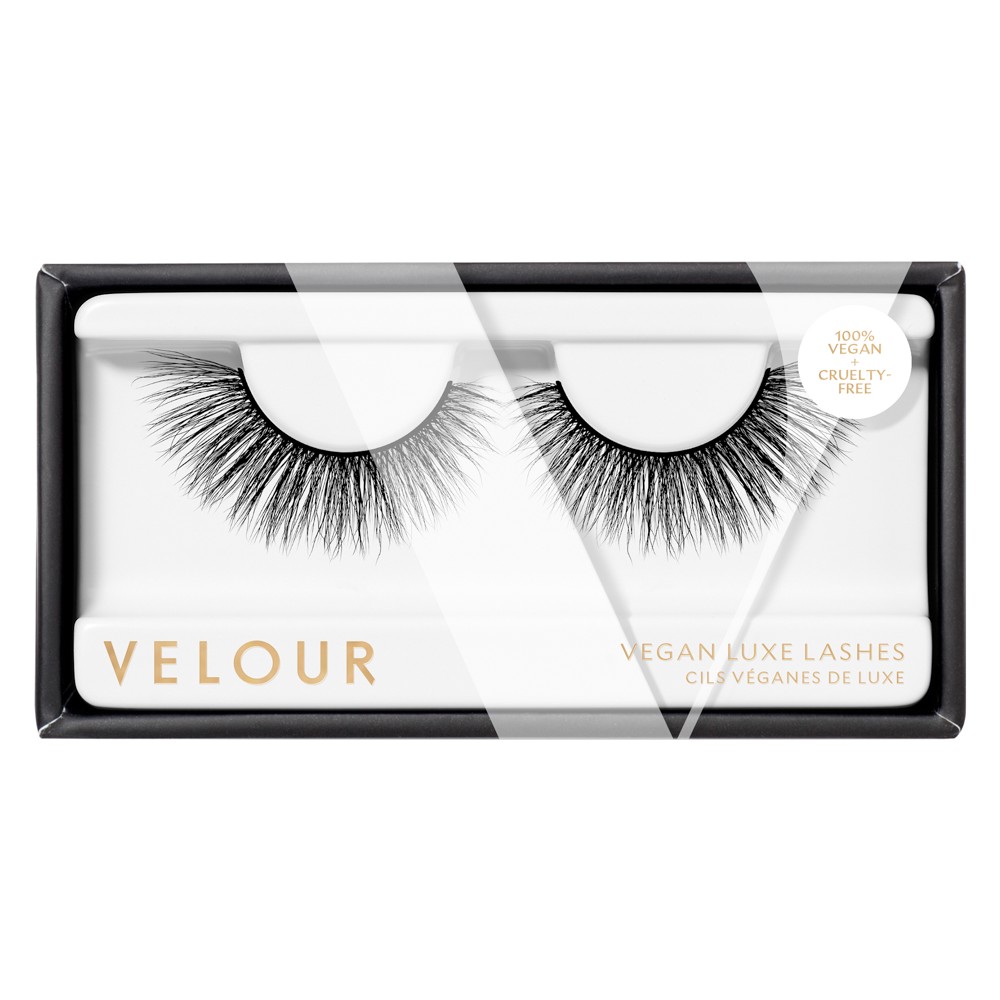 Gene false pentru Velour Beauty Velour Vegan Luxe Lashes Run the World 1 buc.