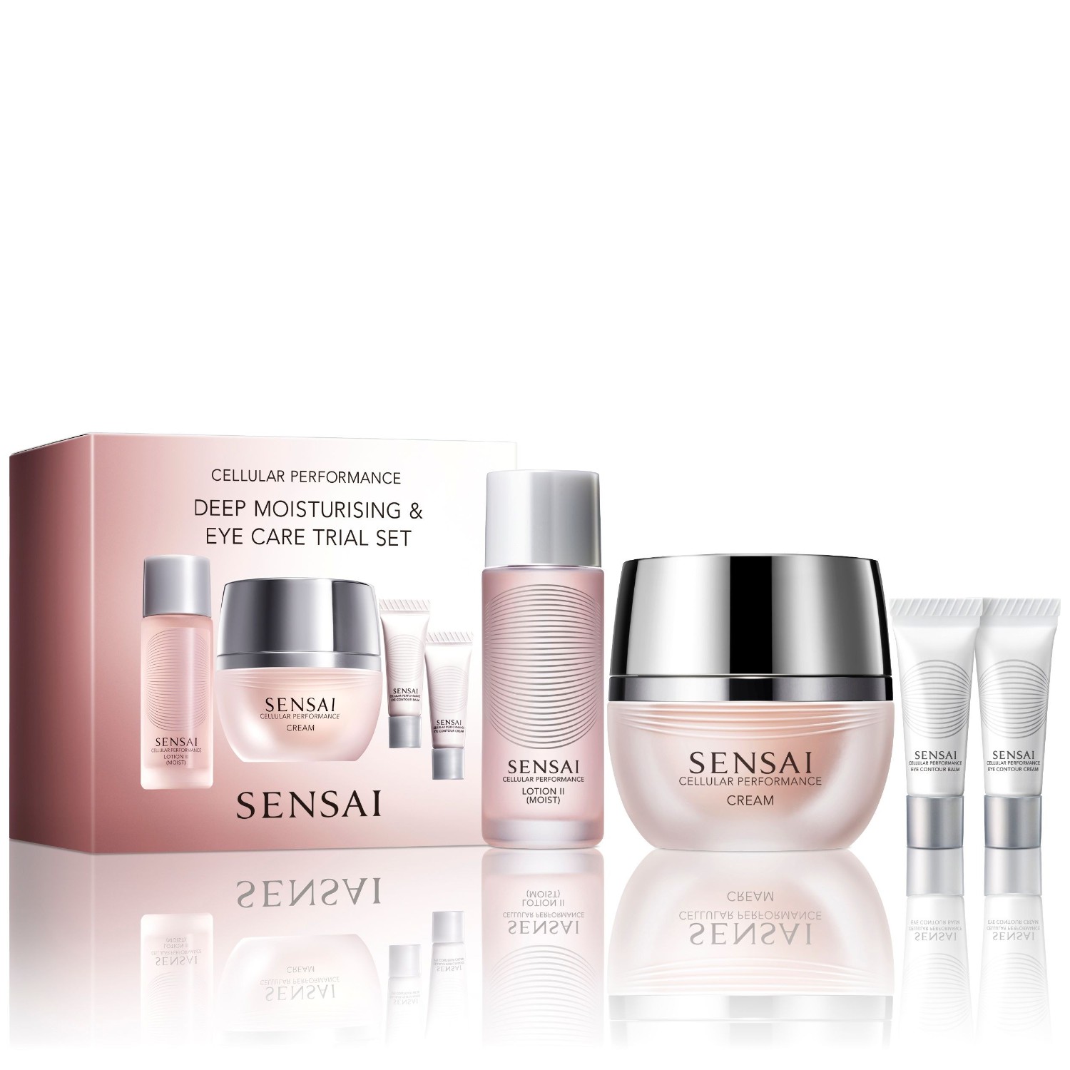 Set pentru ingrijirea faciala pentru SENSAI Cellular Performance Basis Cellular Performance Deep Moisturising & Eye Care Trial Gift Set 1 buc.
