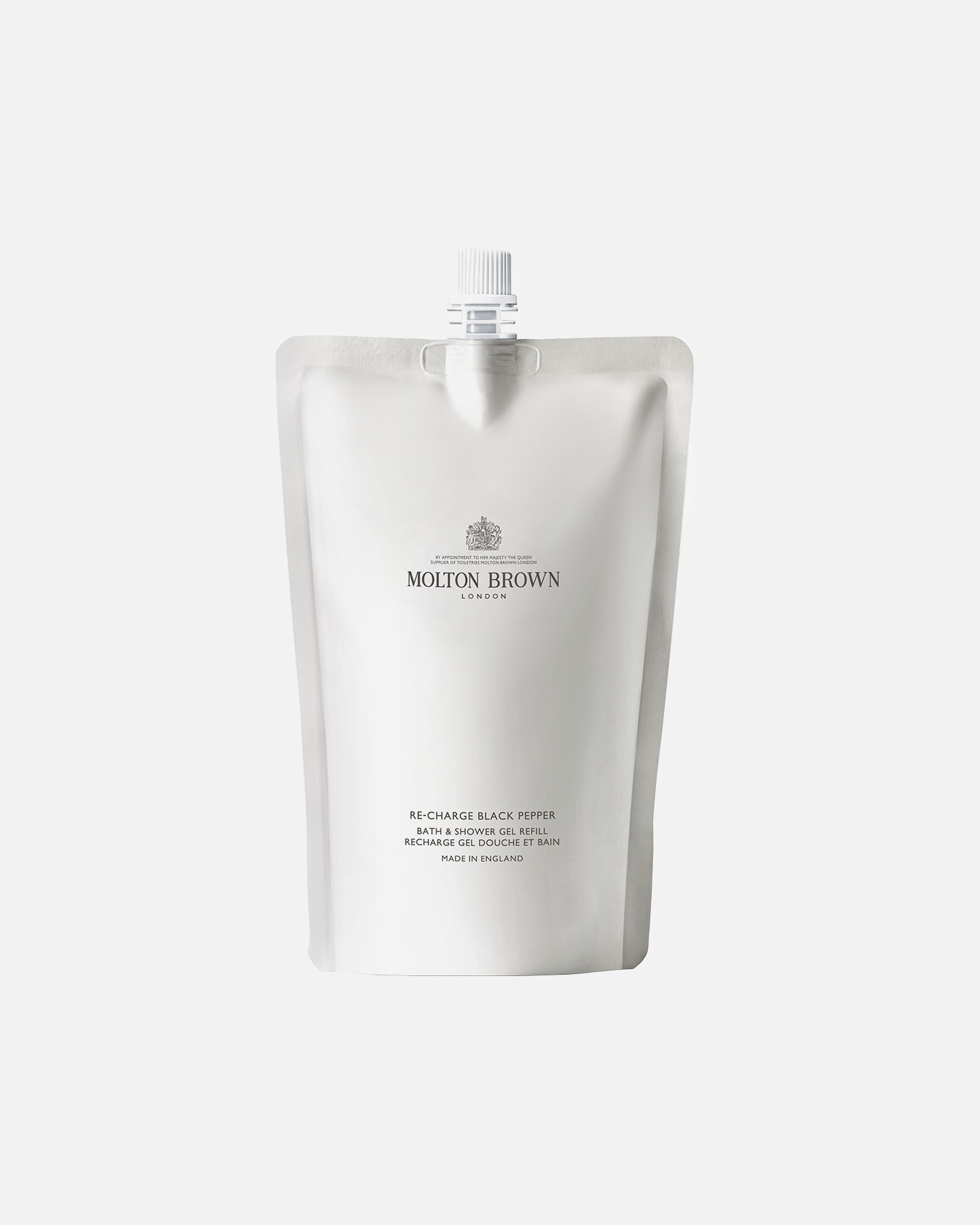 Sapun de corp pentru Bărbați Molton Brown Re-charge Black Pepper Re-charge Black Pepper Bath & Shower Gel 400 ml - Refill