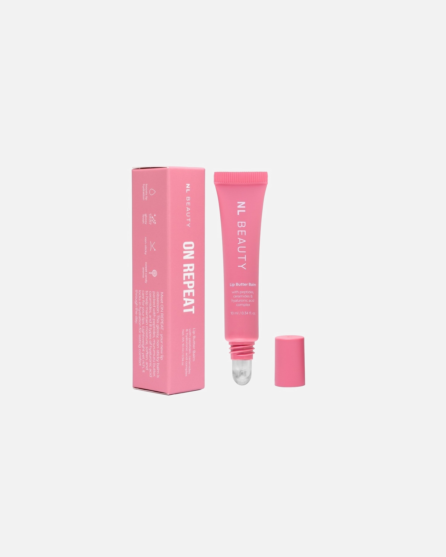 Ingrijire buze pentru Unisex NL Beauty On Repeat BABY PINK