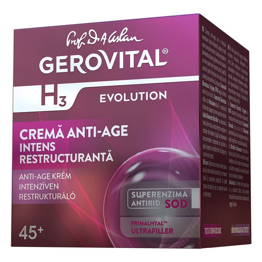 Crema de fata pentru Gerovital Default Brand Line H3 Evolution Anti-Aging Cream Intense 50 ml