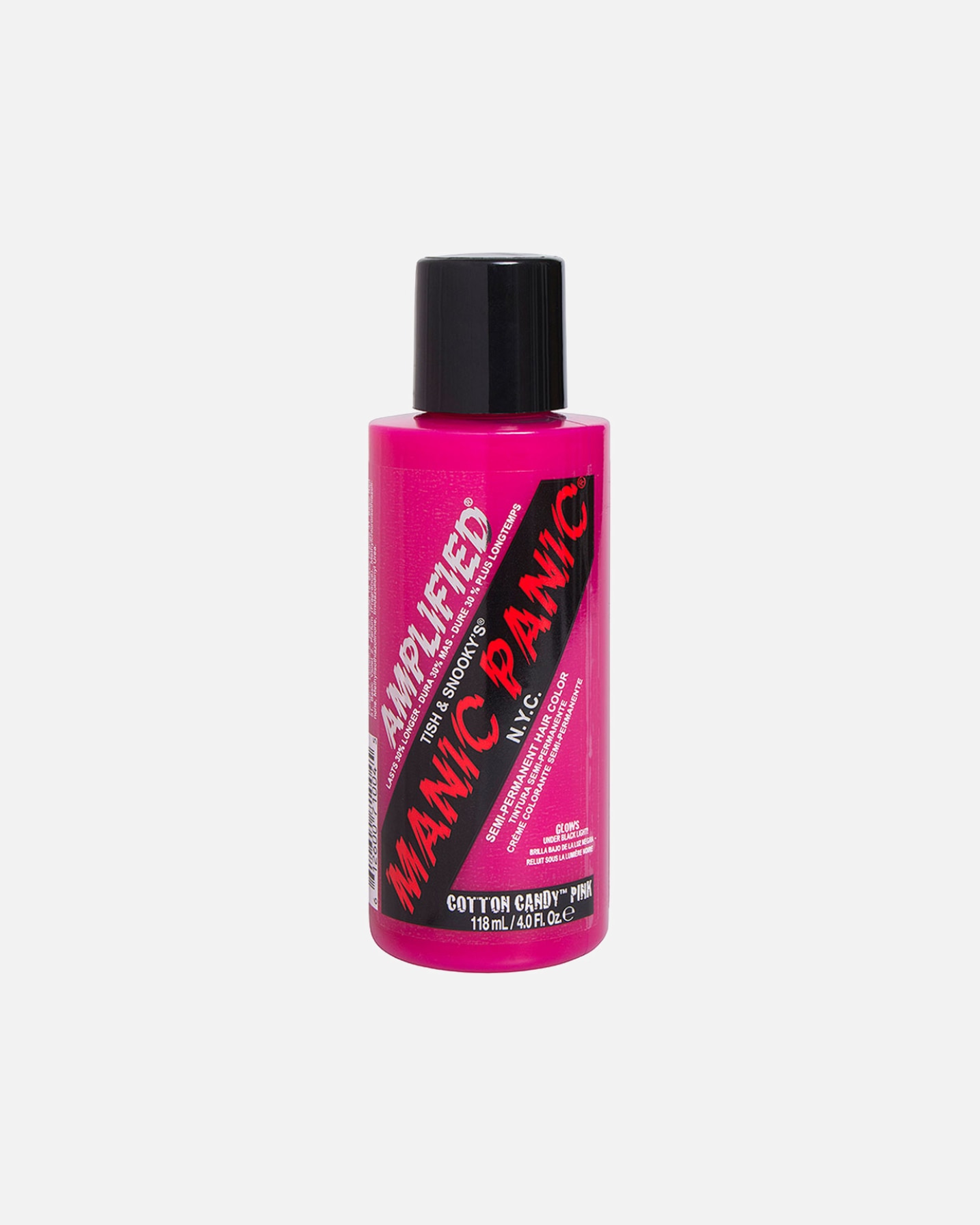 Vopsea nuantatoare par pentru Unisex Amplified Cotton Candy Pink 118 ml