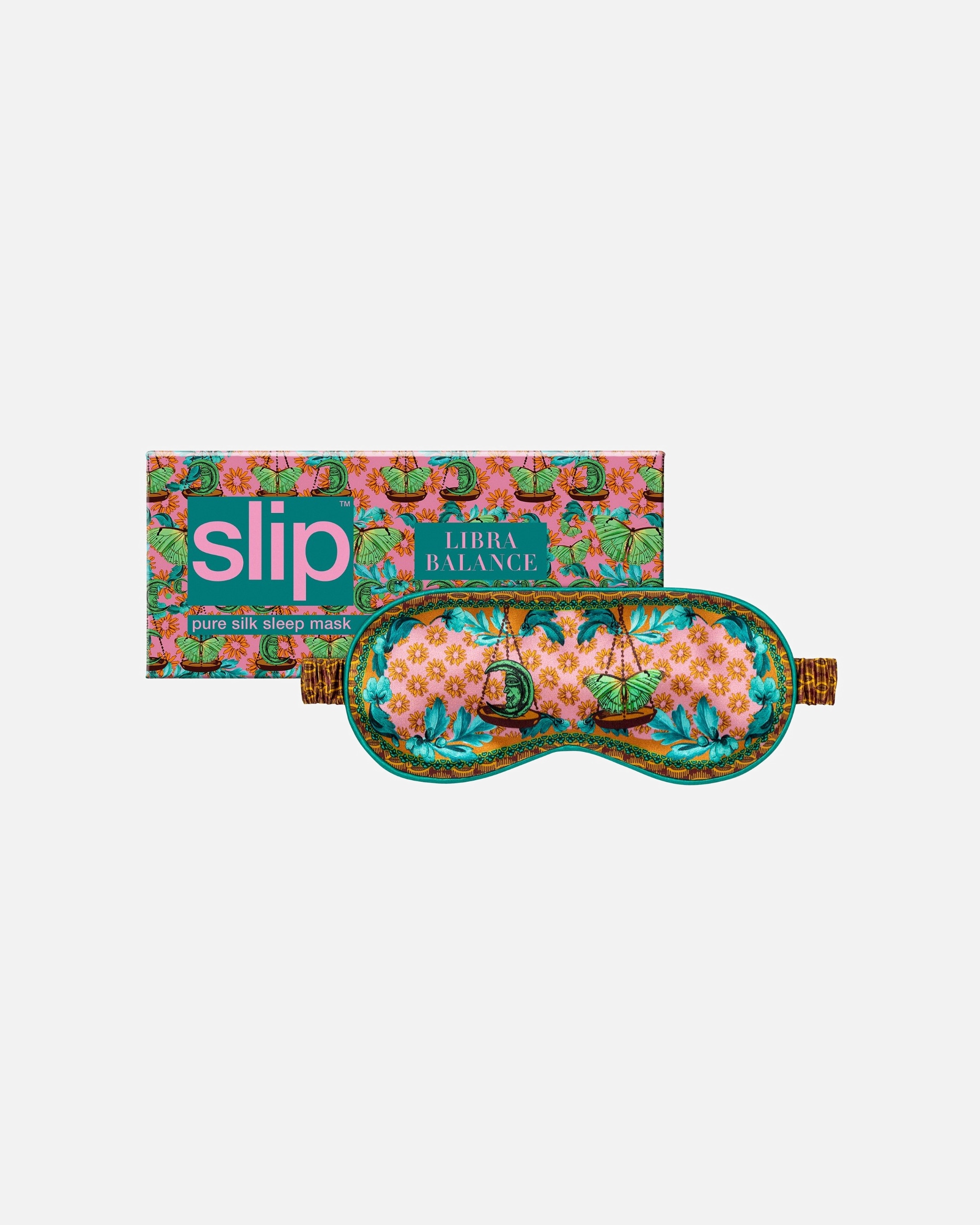Masca pentru somn pentru Unisex Slip slip pure silk sleep mask - zodiac - libra Libra