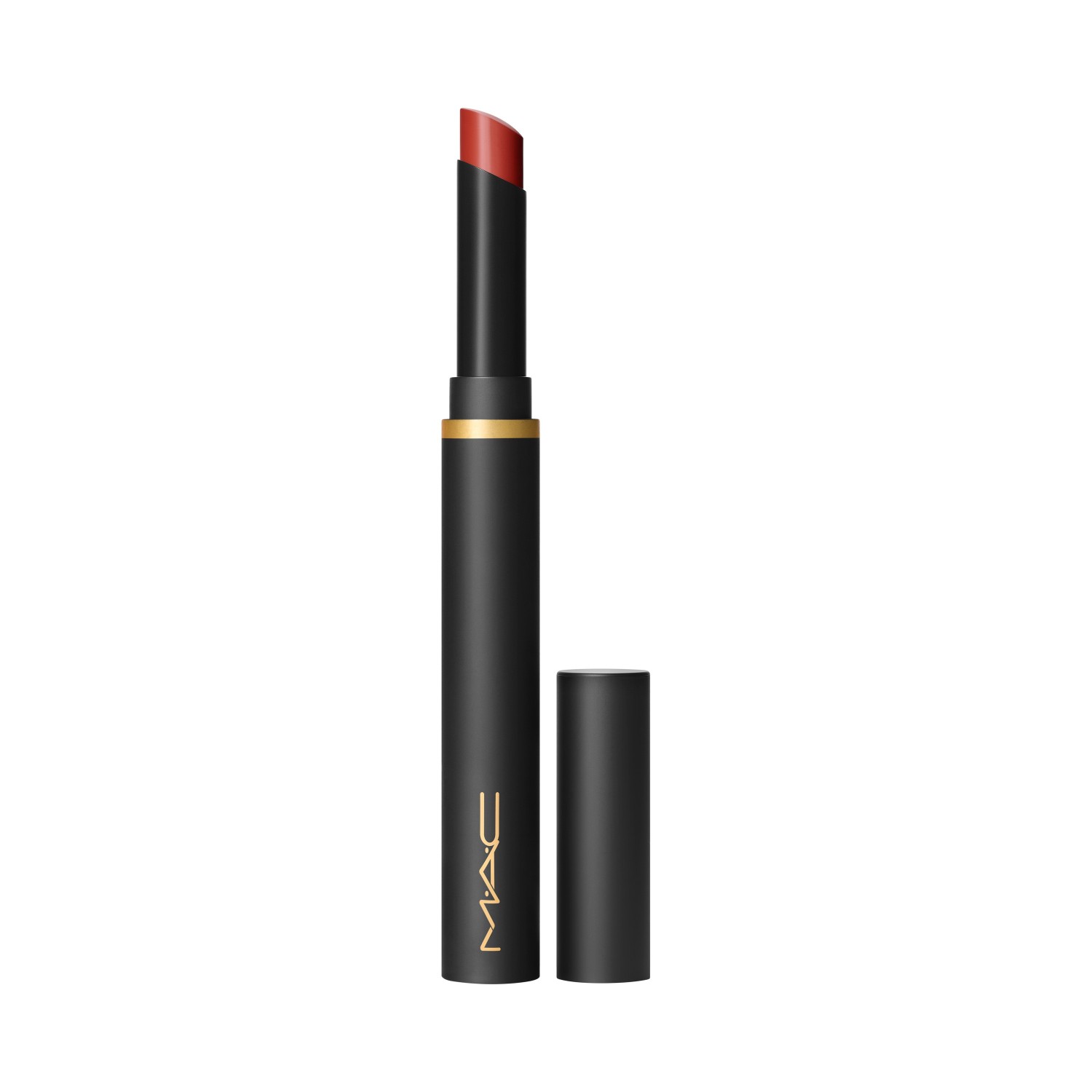 Ruj pentru MAC Powder Kiss Velvet Blur Slim Stick Devoted To Chili