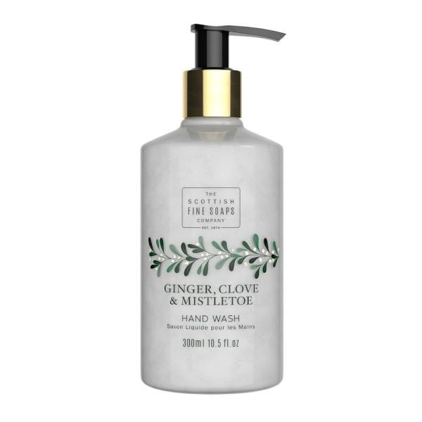 Sapun de maini pentru Scottish Fine Soaps Ginger, Clove & Mistletoe Hand Wash 300 ml