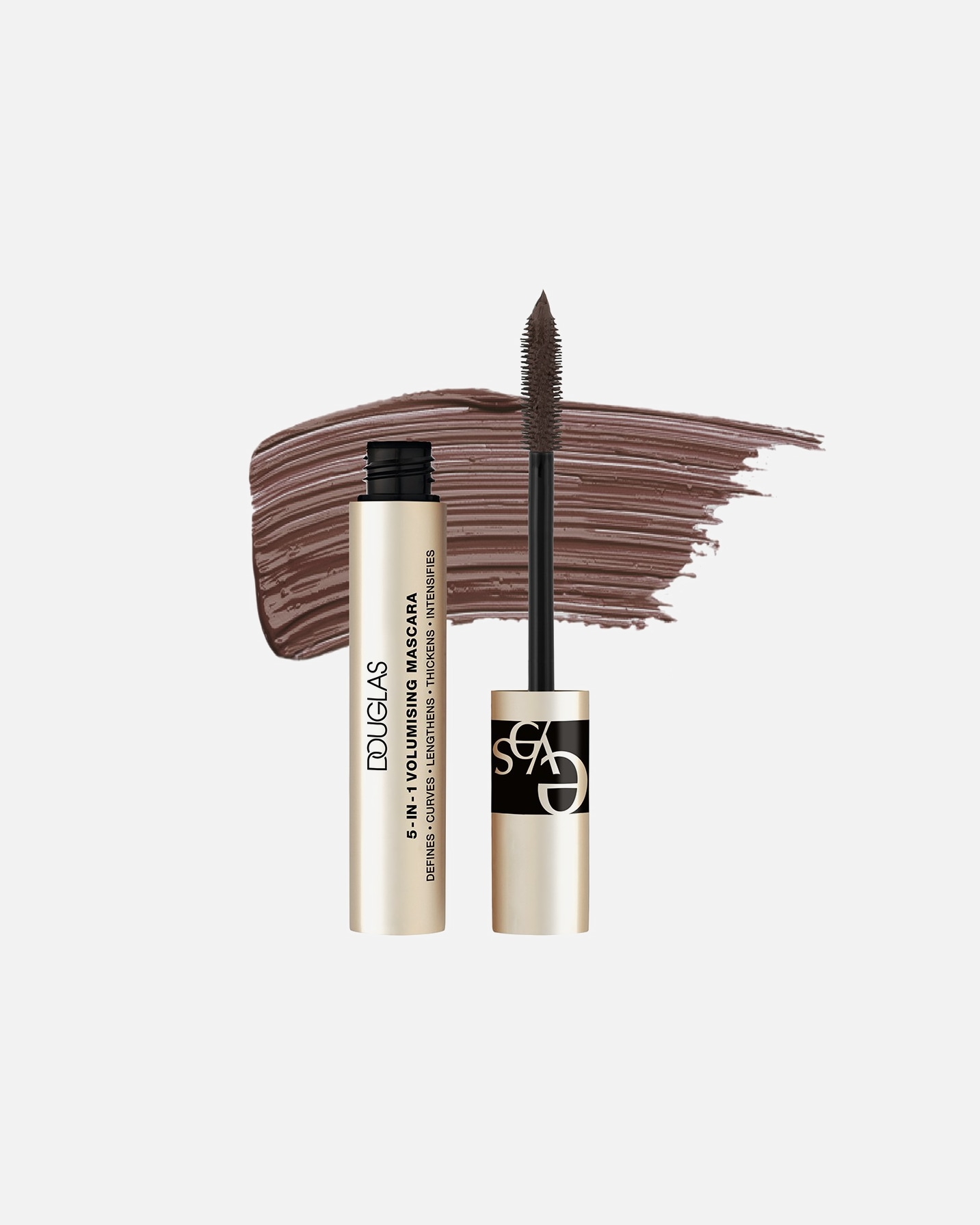 Mascara pentru Unisex Douglas Collection Make-Up Exception Black Waterproof Brown