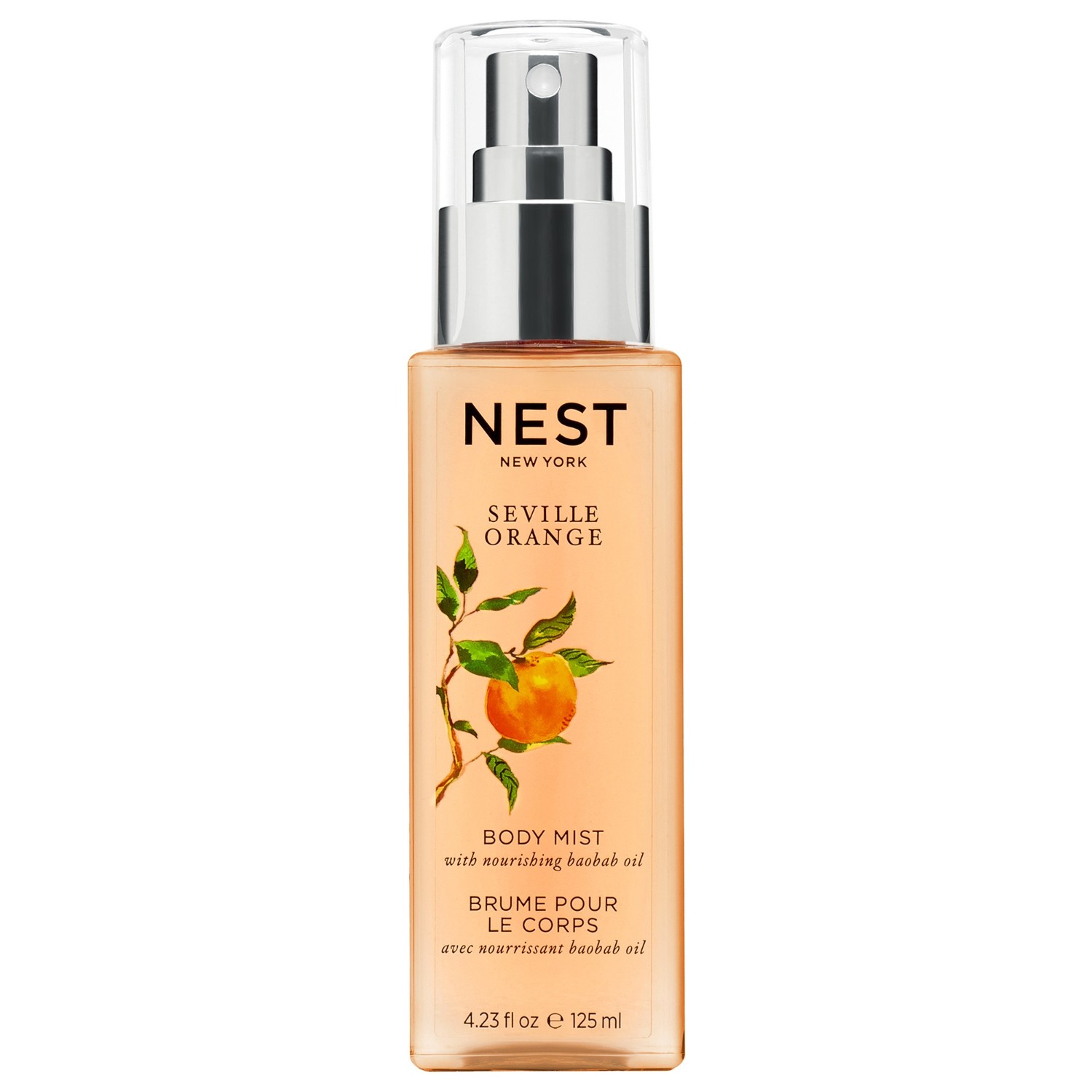 Spray de corp pentru NEST NEW YORK Seville Orange Seville Orange Body Mist 125 ml