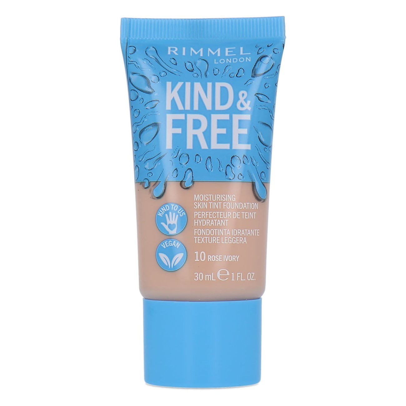 Fond de ten pentru Rimmel London Kind&Free Foundation 010 - Rose Ivory