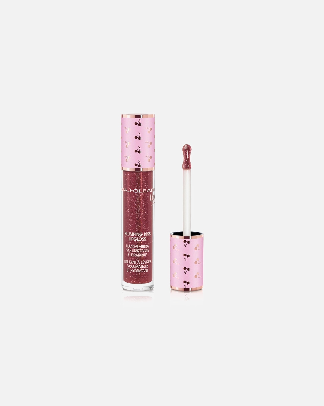 Gloss de buze pentru Unisex Naj Oleari Plumping Kiss Lipgloss 07 - Grenadine Red