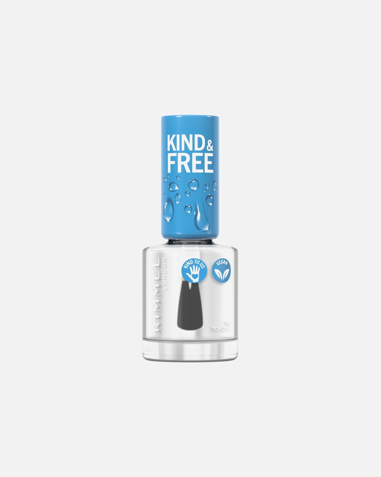 Lac de unghii pentru Femei Rimmel London Kind & Free Top Coat TOP COAT