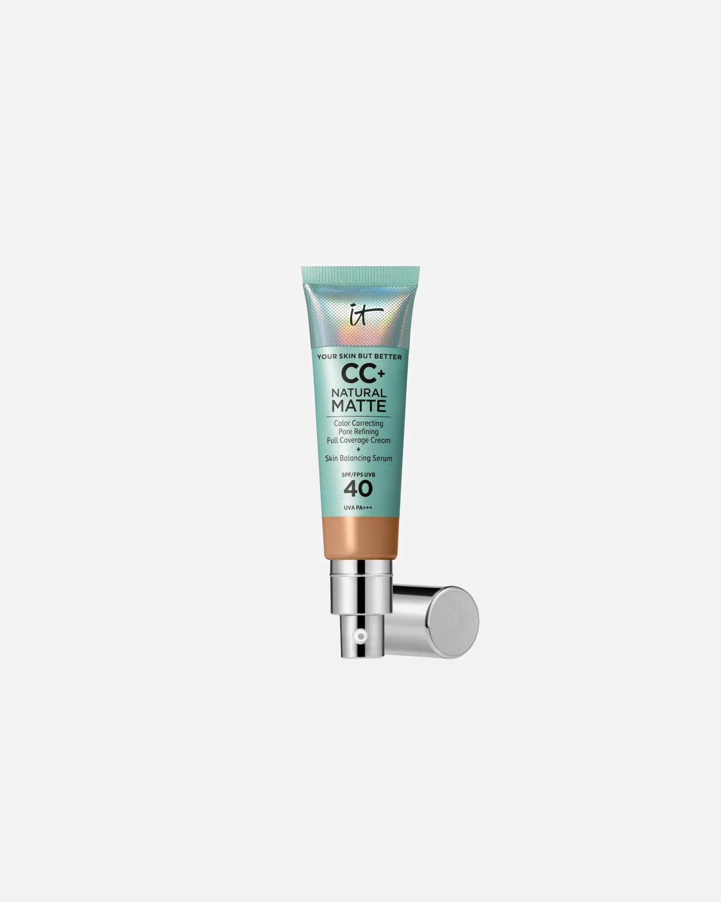 Crema corectoare pentru Unisex IT Cosmetics Your Skin But Better CC+ Natural Matte SPF 40 Tan