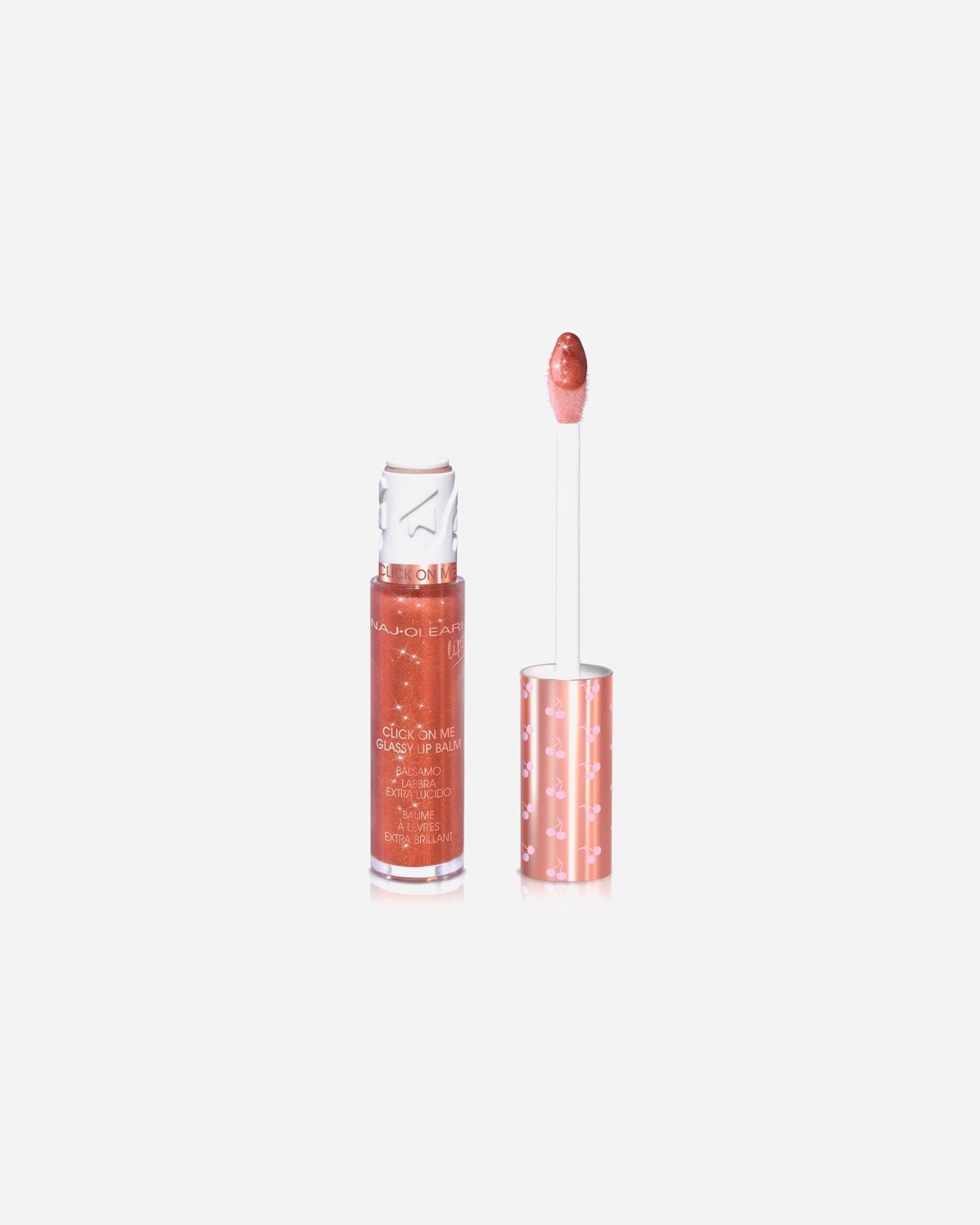 Balsam de buze pentru Unisex Naj Oleari Glassy Lip Balm 03 Golden Caramel