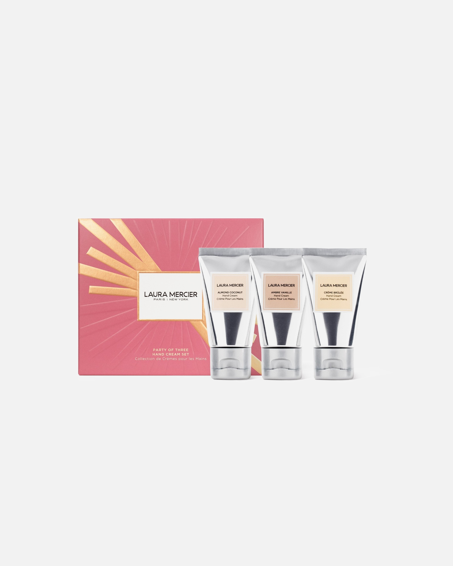 Set ingrijire corp pentru Unisex Laura Mercier Party Of Three Hand Cream Gift Set 1 buc.
