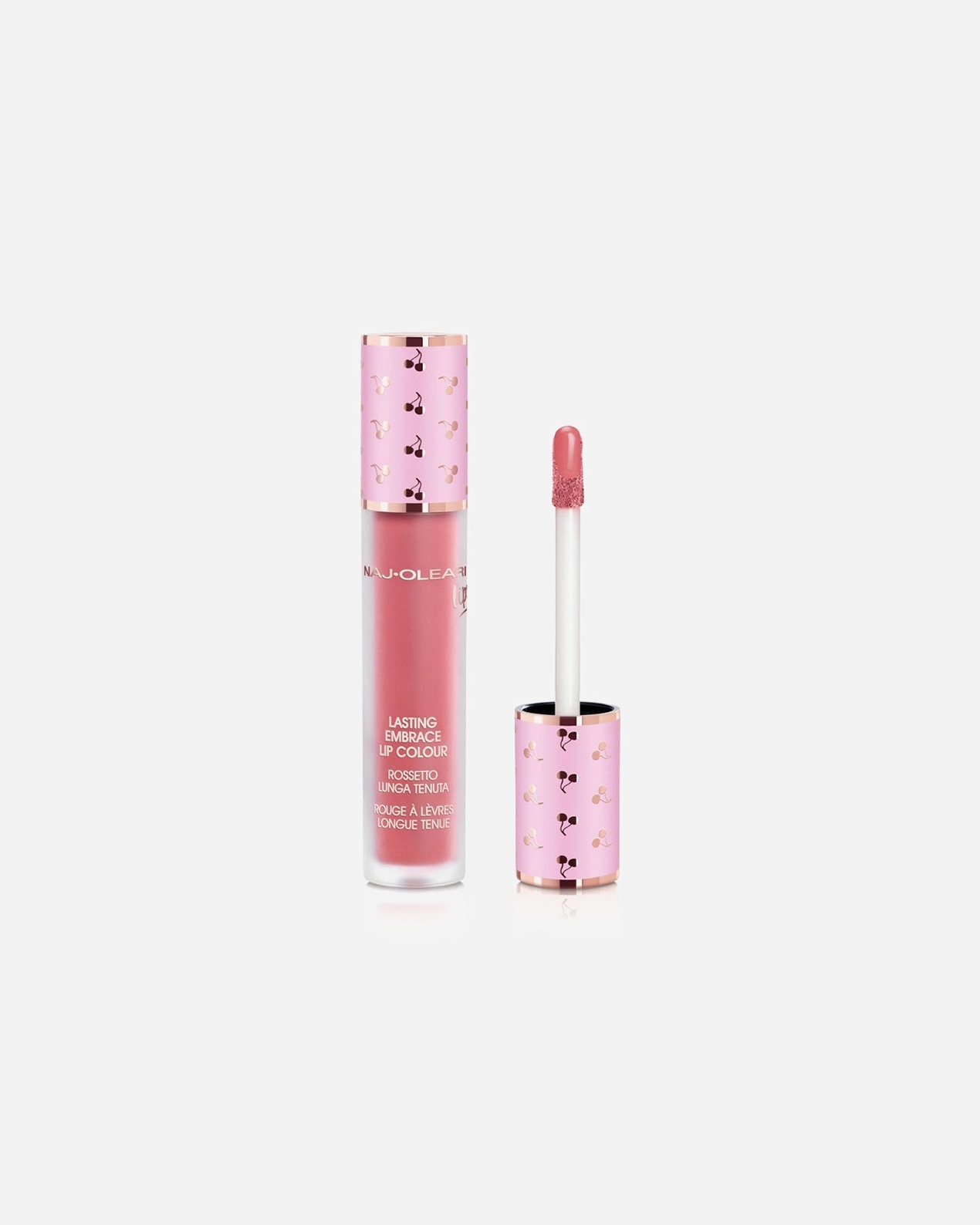 Ruj pentru Unisex Naj Oleari Lasting Embrace Lip Colour 03 - Lychee Pink