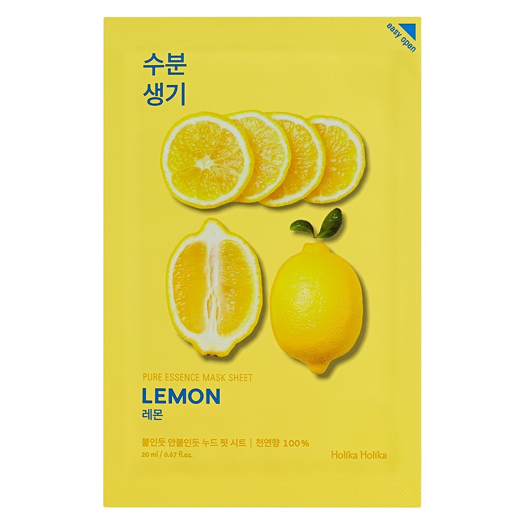 Masca hidratanta pentru Holika Holika Pure Essence Mask Sheet - Lemon 23 ml