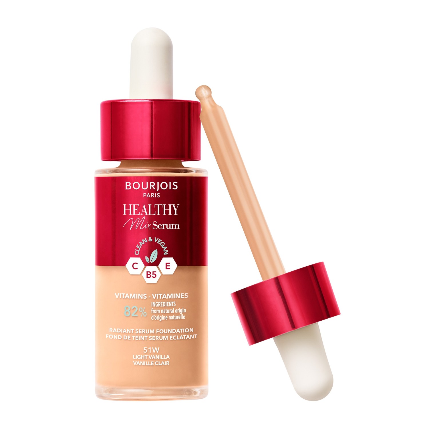 Fond de ten pentru Bourjois Healthy Mix Serum 51 W Light Vanilla