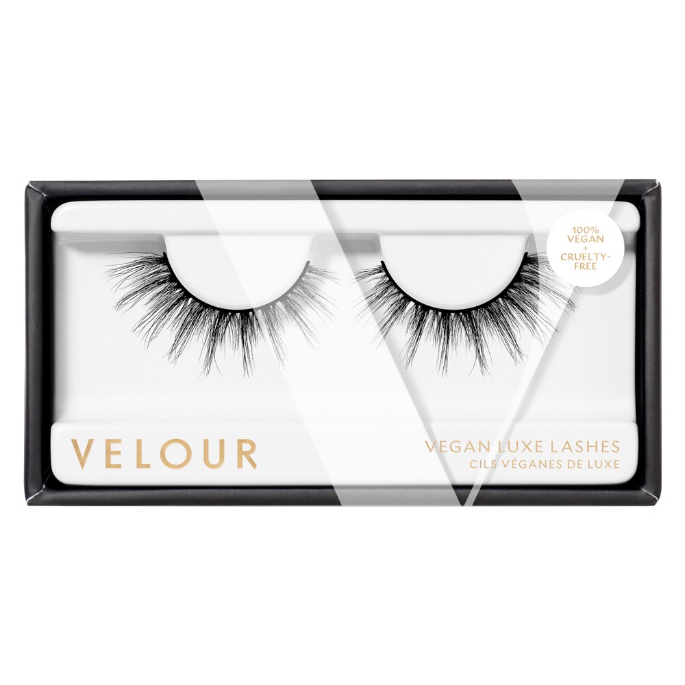 Gene false pentru Velour Beauty Velour Vegan Luxe Lashes Poker face 1 buc.