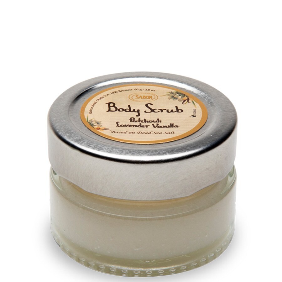 Peeling corporal pentru SABON Body ScrubPatchouli Lavender Vanilla 60 g