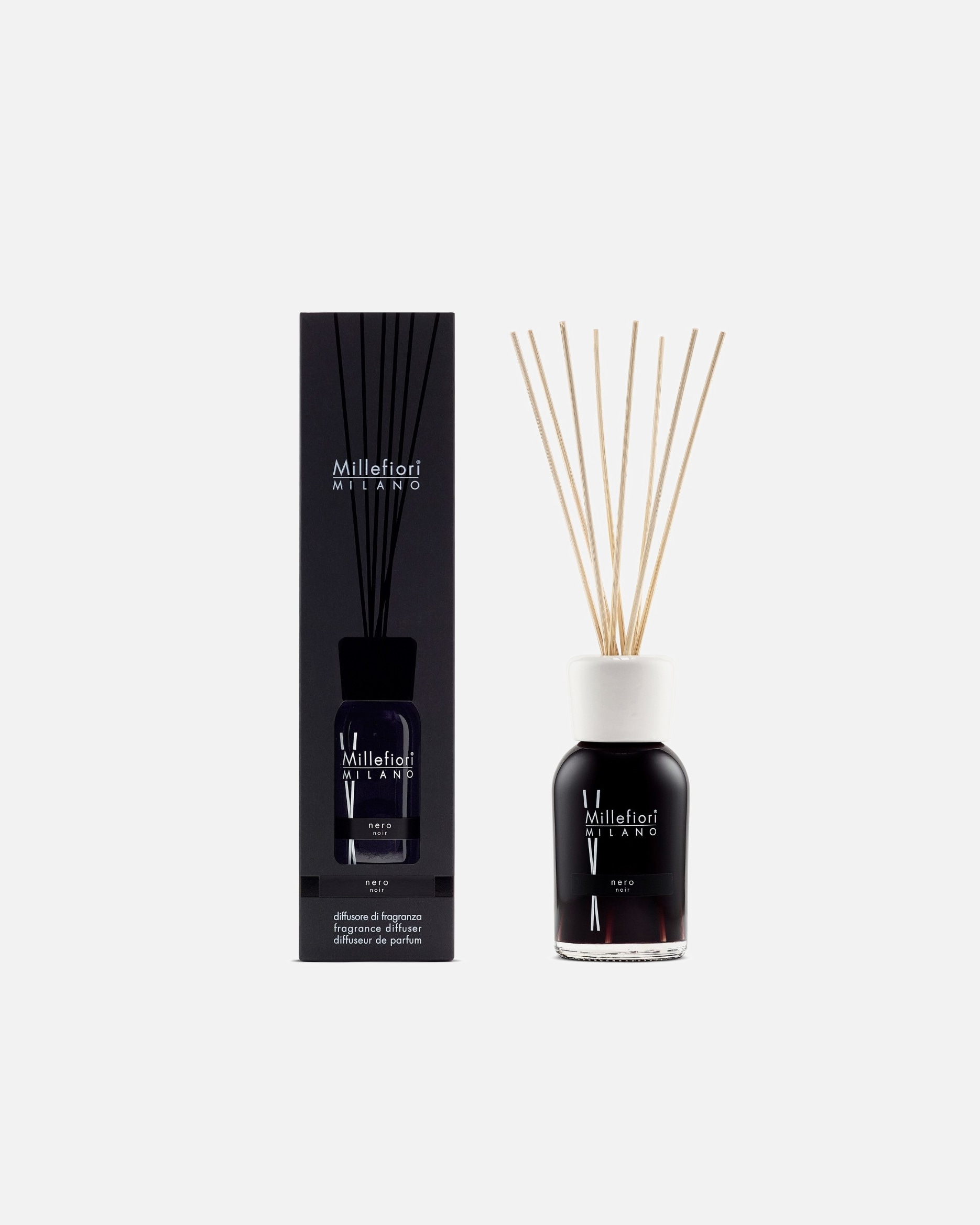Odorizant camera pentru Unisex Millefiori MILANO Reed Diffuser Nero