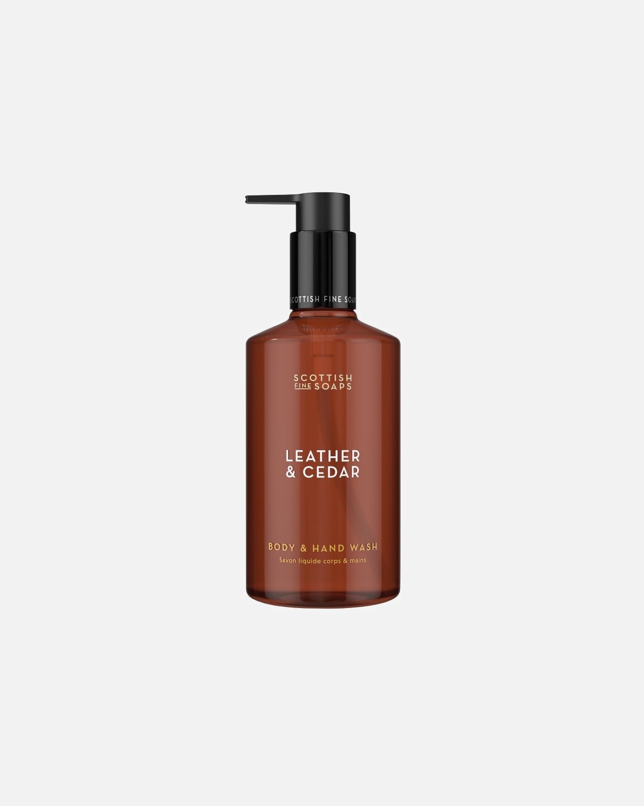 Gel de dus si par pentru Unisex Scottish Fine Soaps Leather & Cedar 300 ml