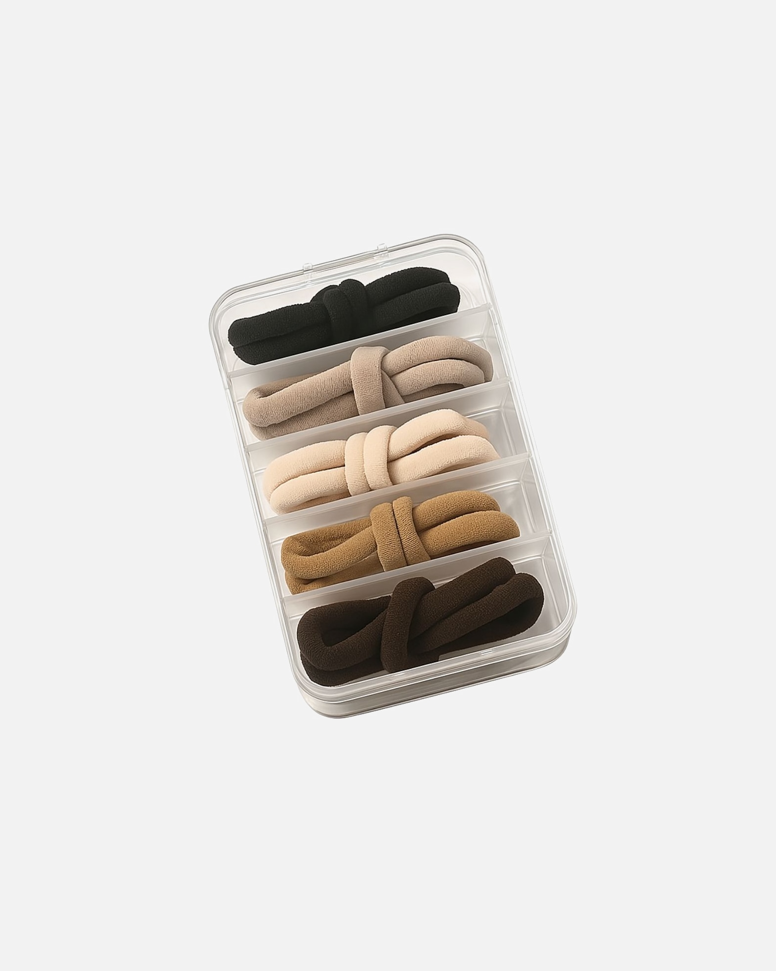 Elastic pentru par pentru Femei SOHO Elastice de păr Lin pentru coafuri delicate Bej Mix