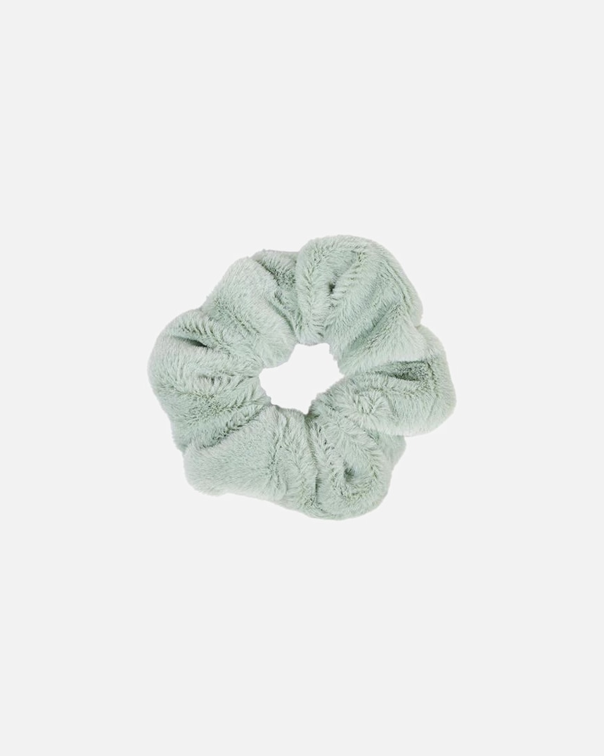Elastic pentru par pentru Femei SOHO Teddie Scrunchie Elastic de Par din Blanita Sintetica Verde
