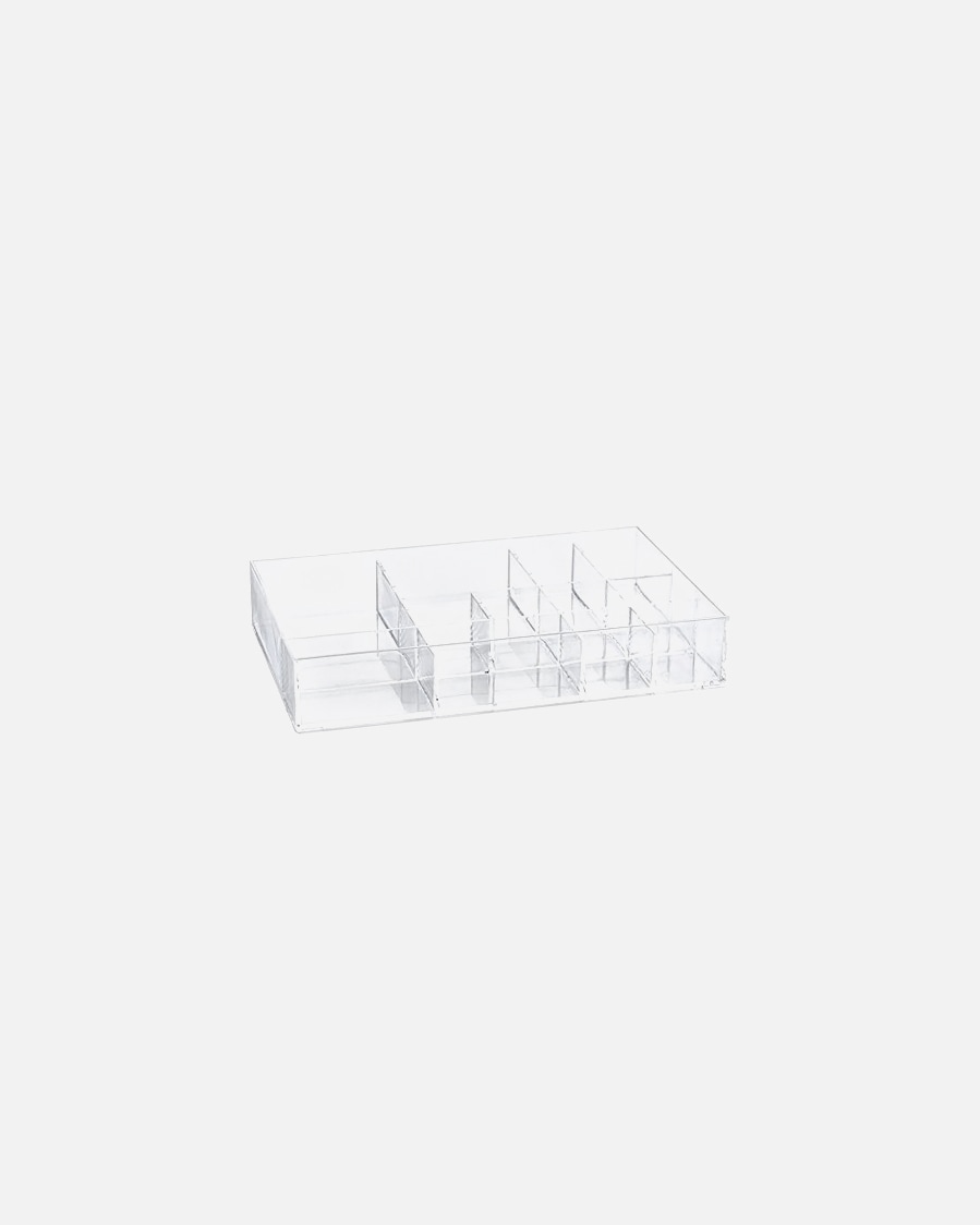 Geanta pentru cosmetice pentru Unisex UNIQ Organizator Make-up & Bijuterii - 12 Compartimente Transparent