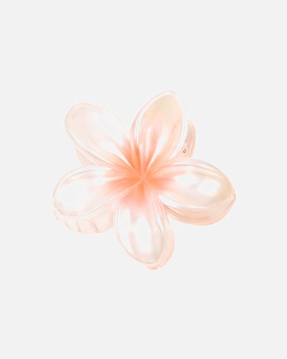 Agrafa pentru par pentru Unisex SOHO Clama de par Leilani, model floare de plumeria, , x Portocaliu